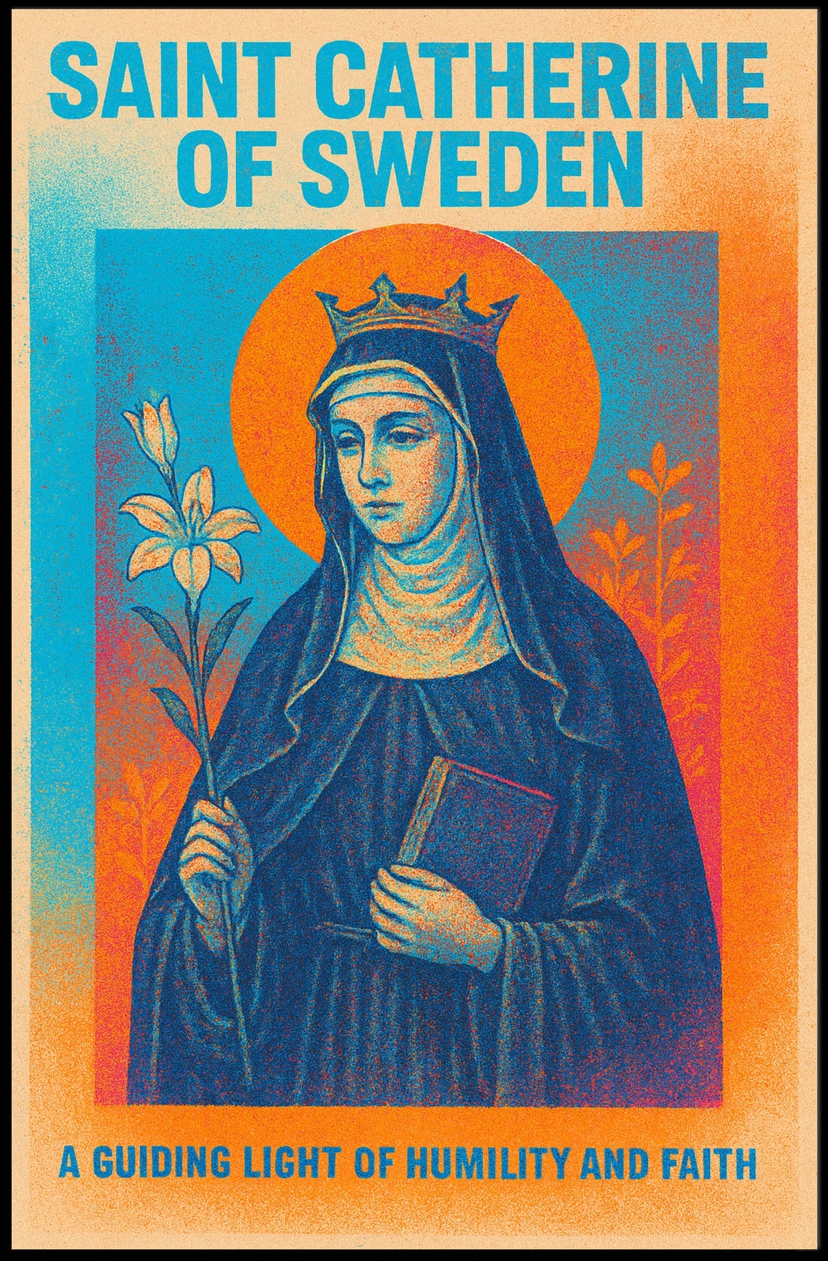 Saint Catherine of Sweden Poster