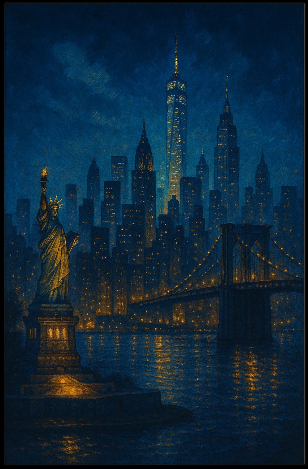 Vibrant Abstract Art Poster for Modern Spaces