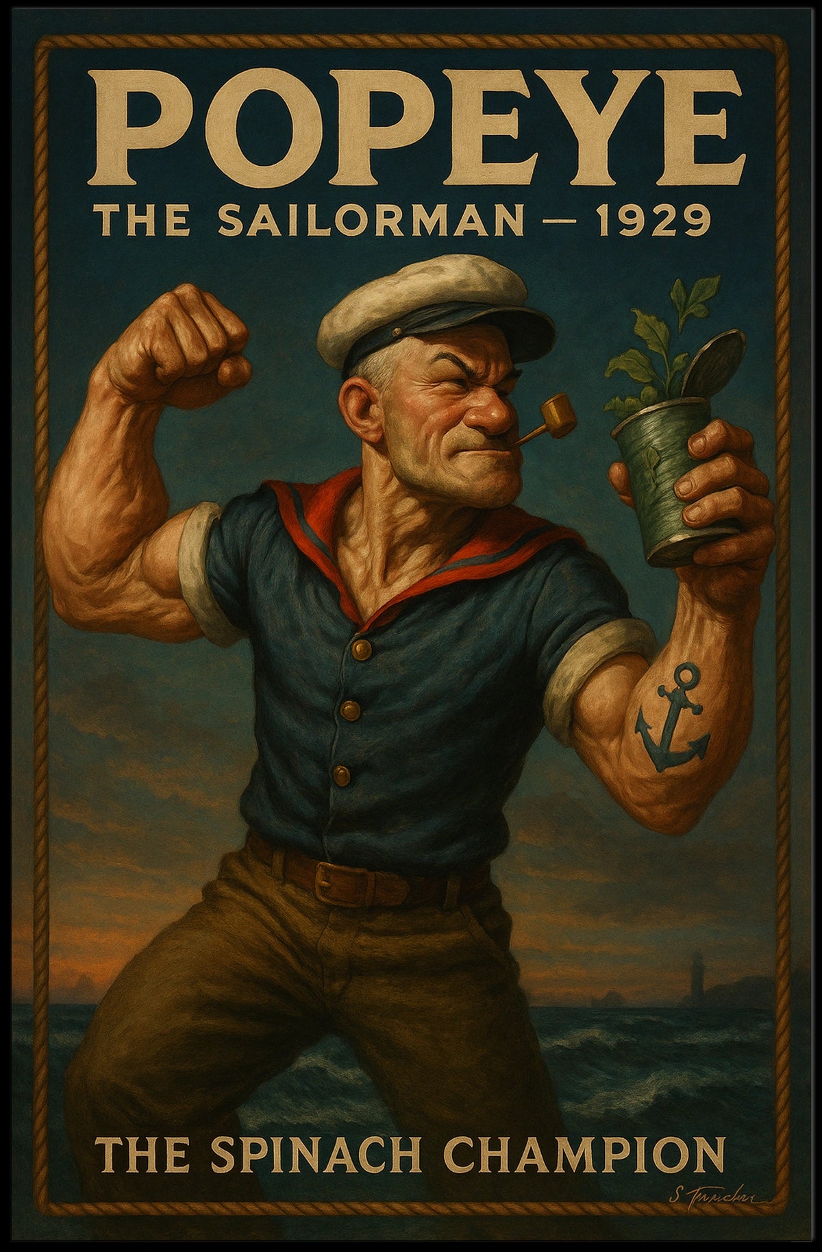 Popeye 1929 Art Poster POP-209