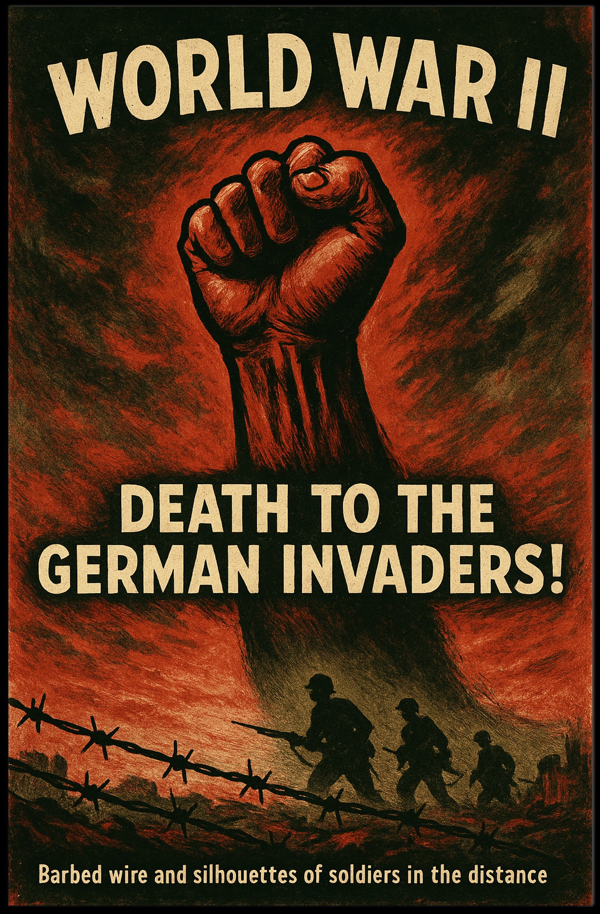World War II Propaganda Poster