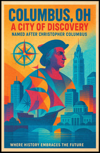 Columbus, OH A City of Discovery Poster