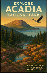 Explore Acadia National Park Poster
