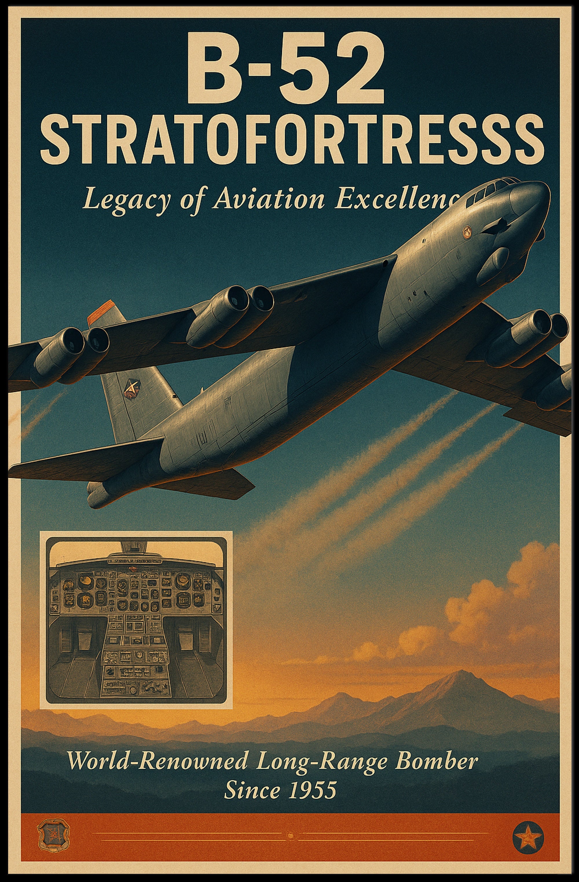 B-52 Stratofortress Legacy Of Aviation Poster