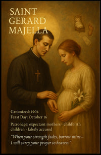 Saint Gerard Majella Religious Iconography Cultural or Heritage Poster