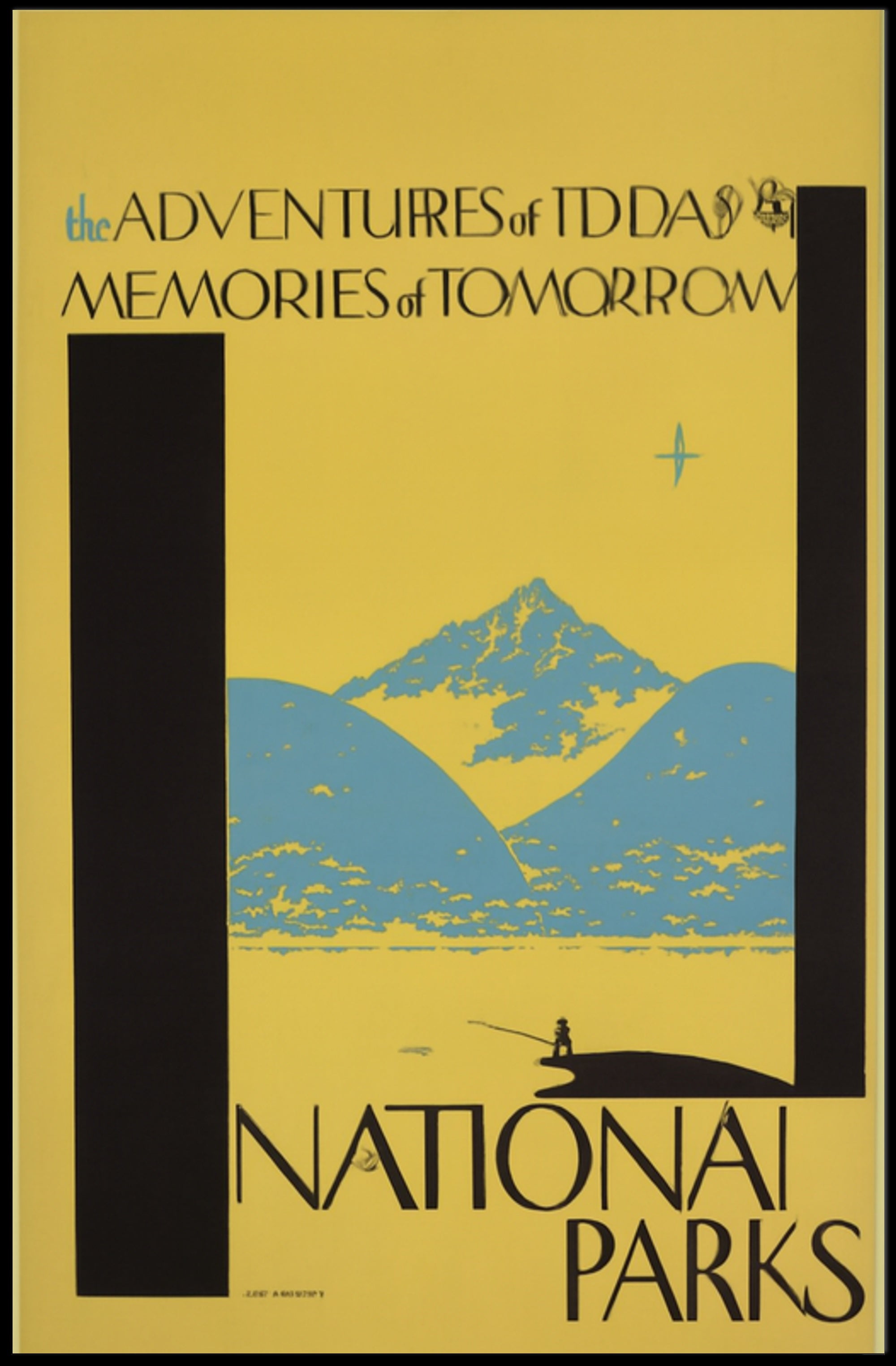 National Parks Vintage Travel Poster Wall Art