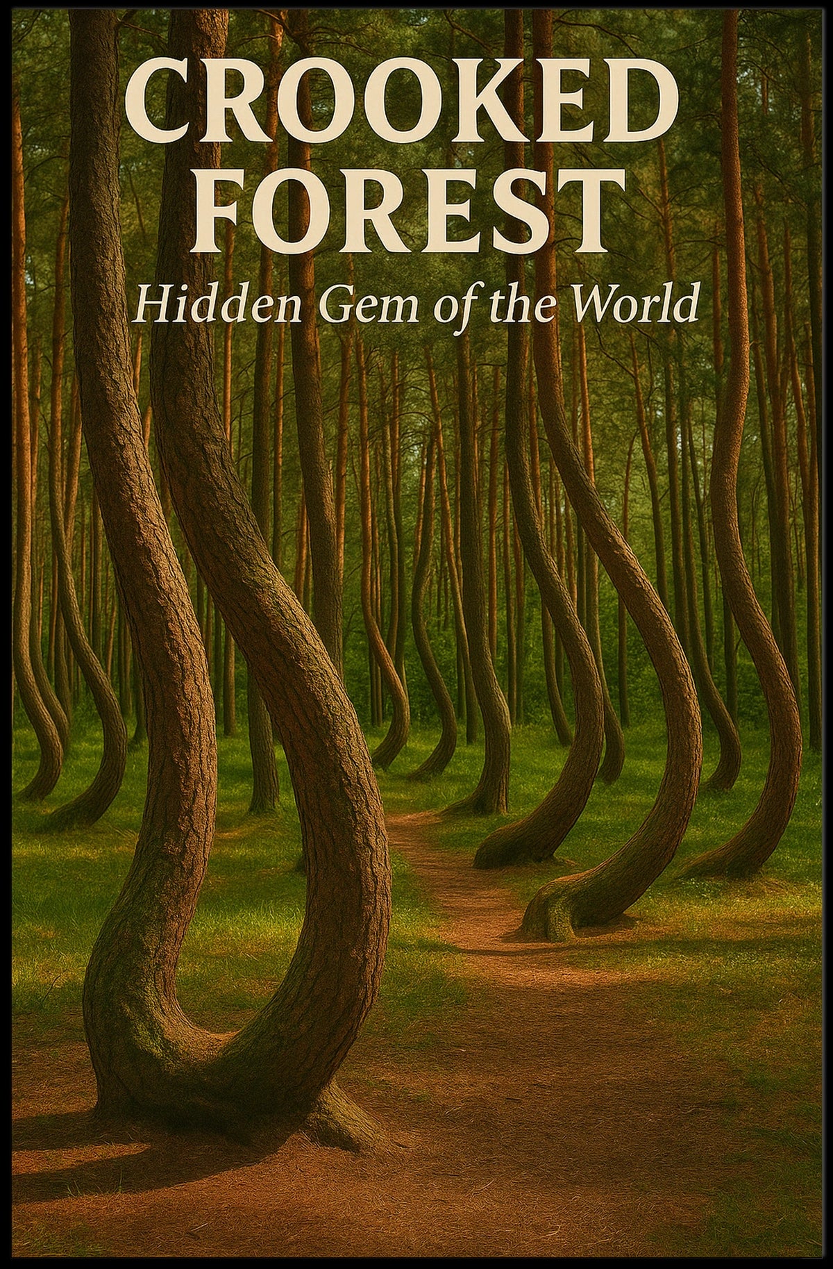 Crooked Forest Hidden Gem of the World Poster