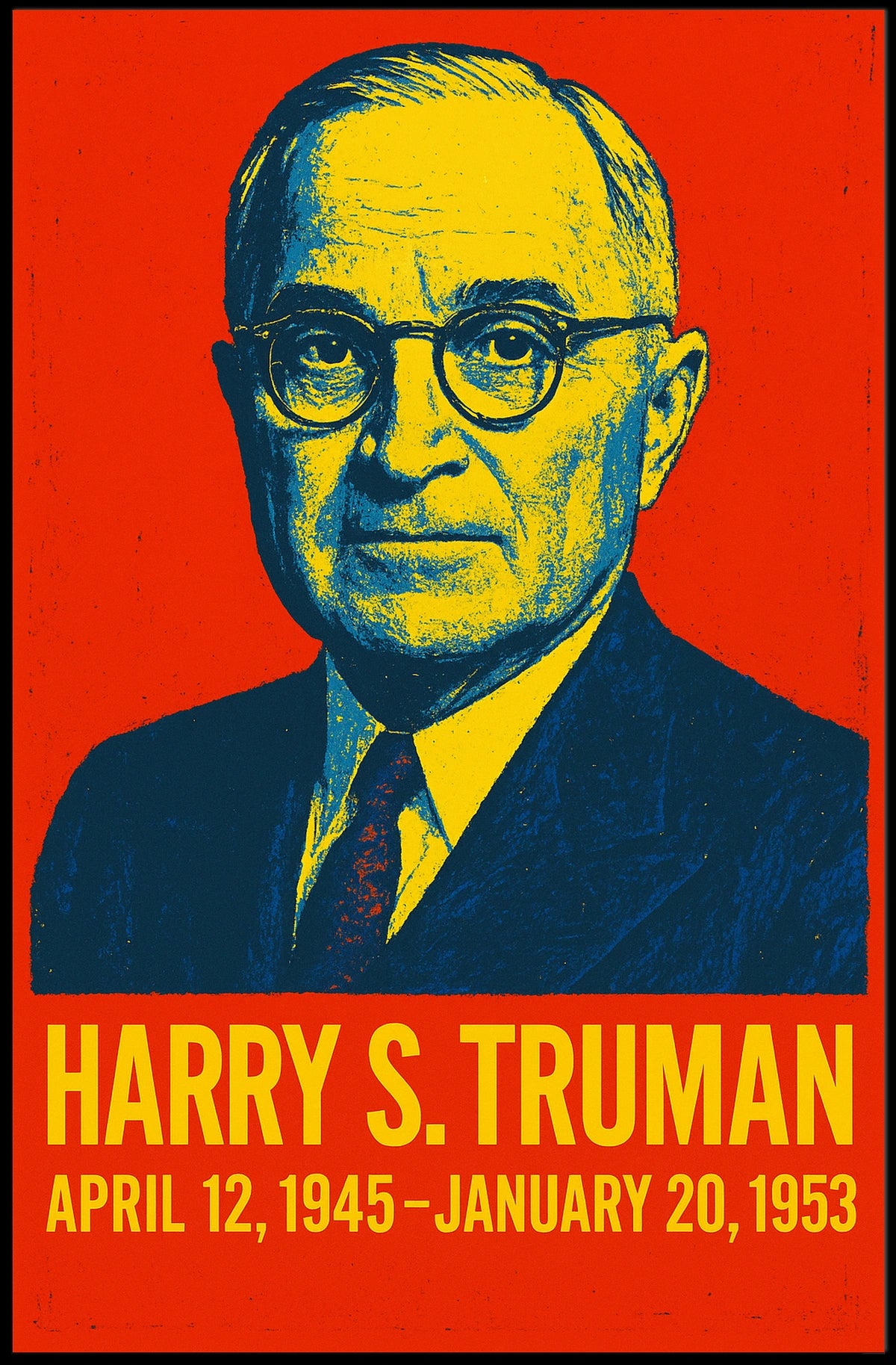 Harry S. Truman Presidential Term Poster