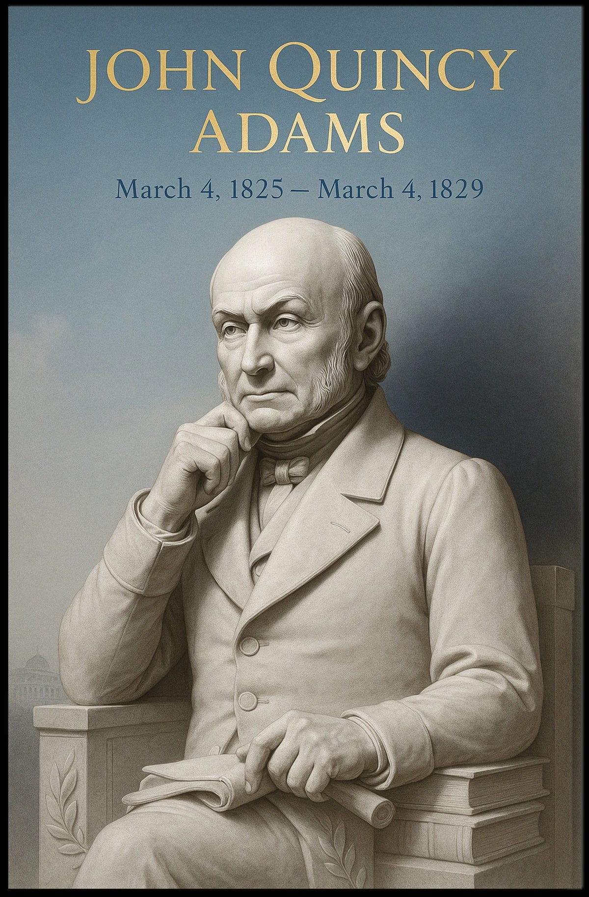 John Quincy Adams 6th President Poster