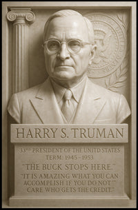 Harry S. Truman 33rd President Poster