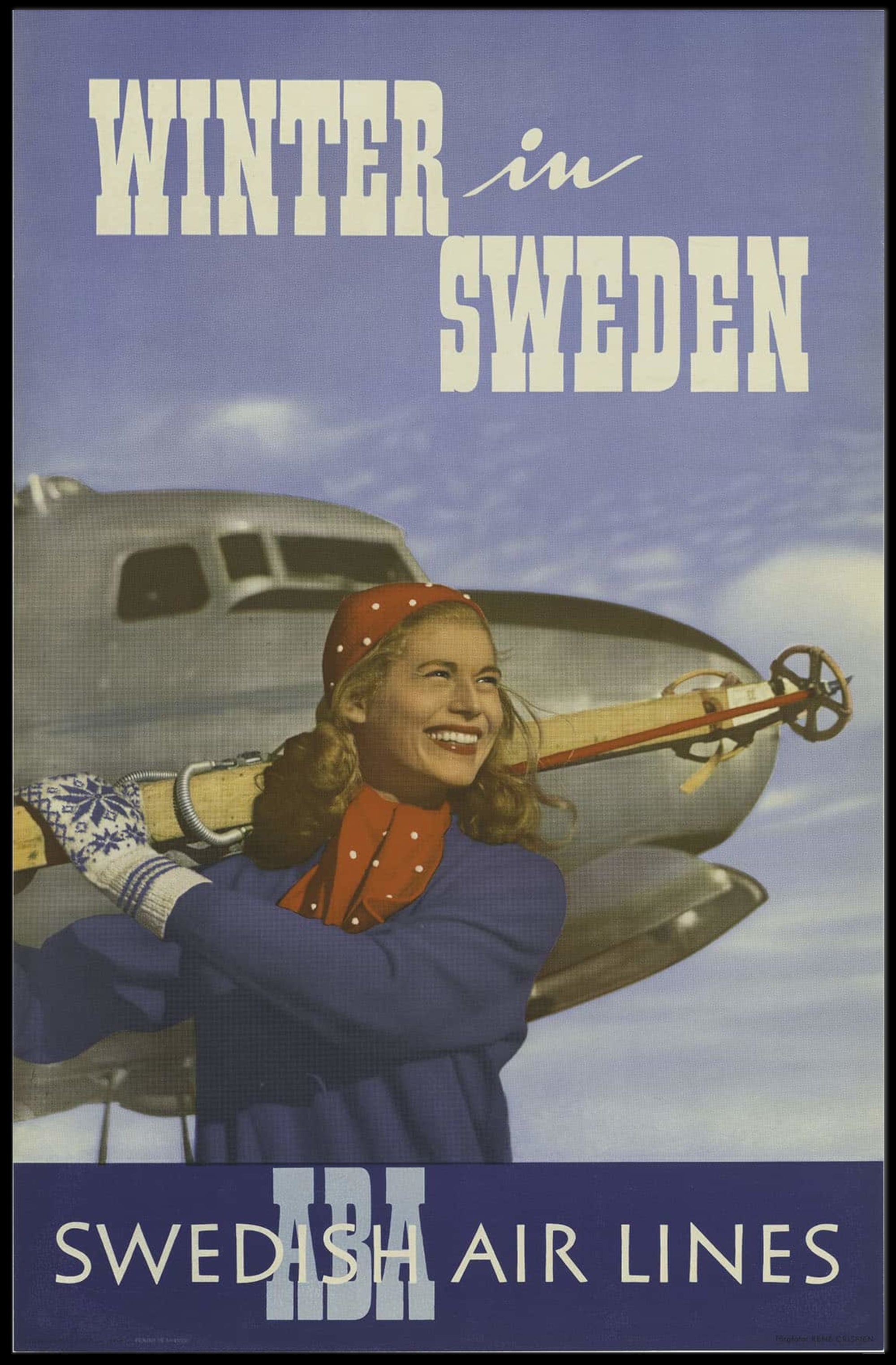 Winter Adventures in Sweden Poster PosterGoat