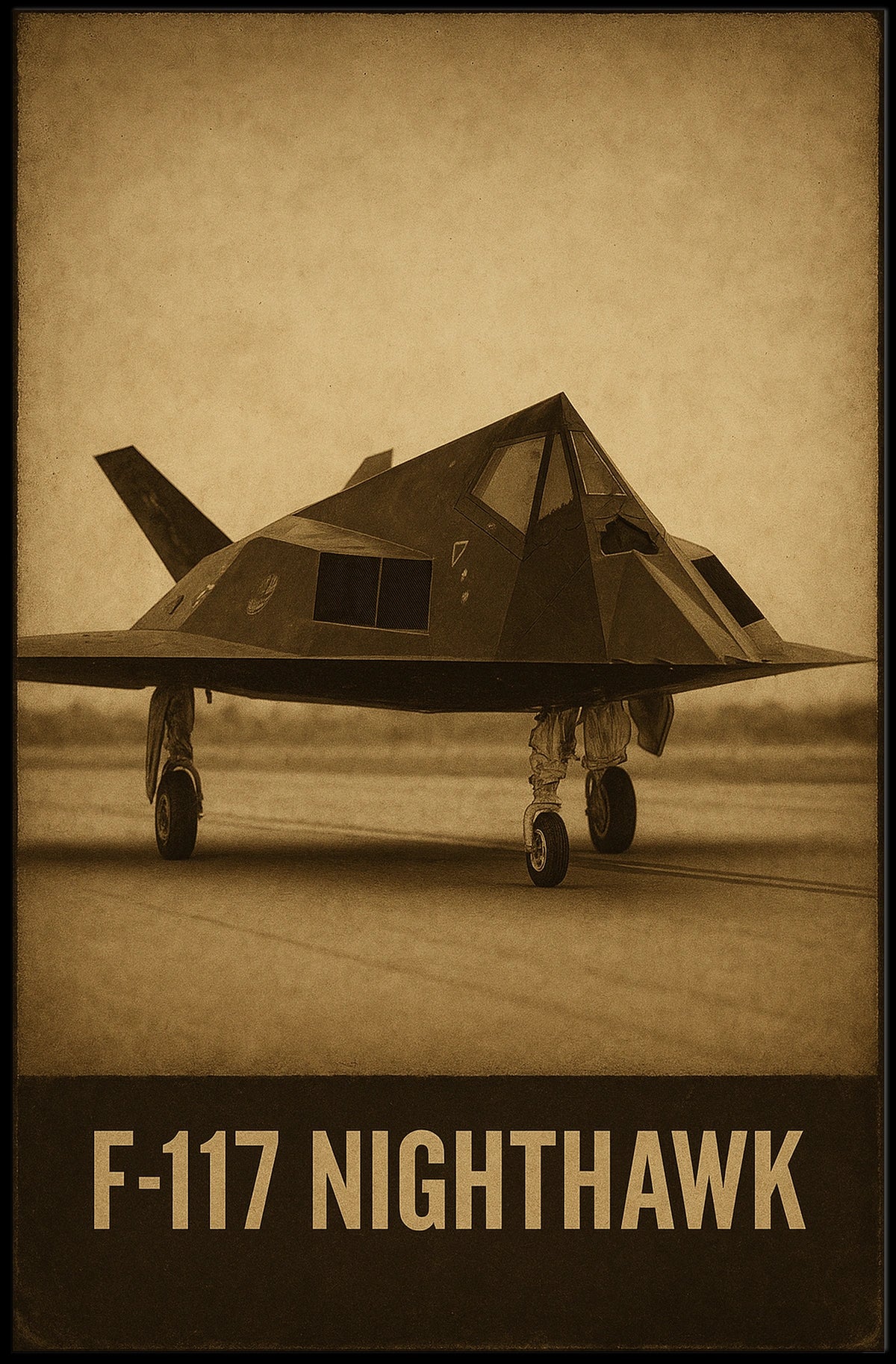F-117 Nighthawk Poster