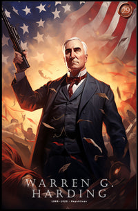 Warren G. Harding Commemorative Poster