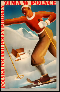 Skiing Adventure in Poland Travel Poster PosterGoat
