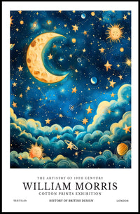 William Morris Cotton Prints Exhibition Poster