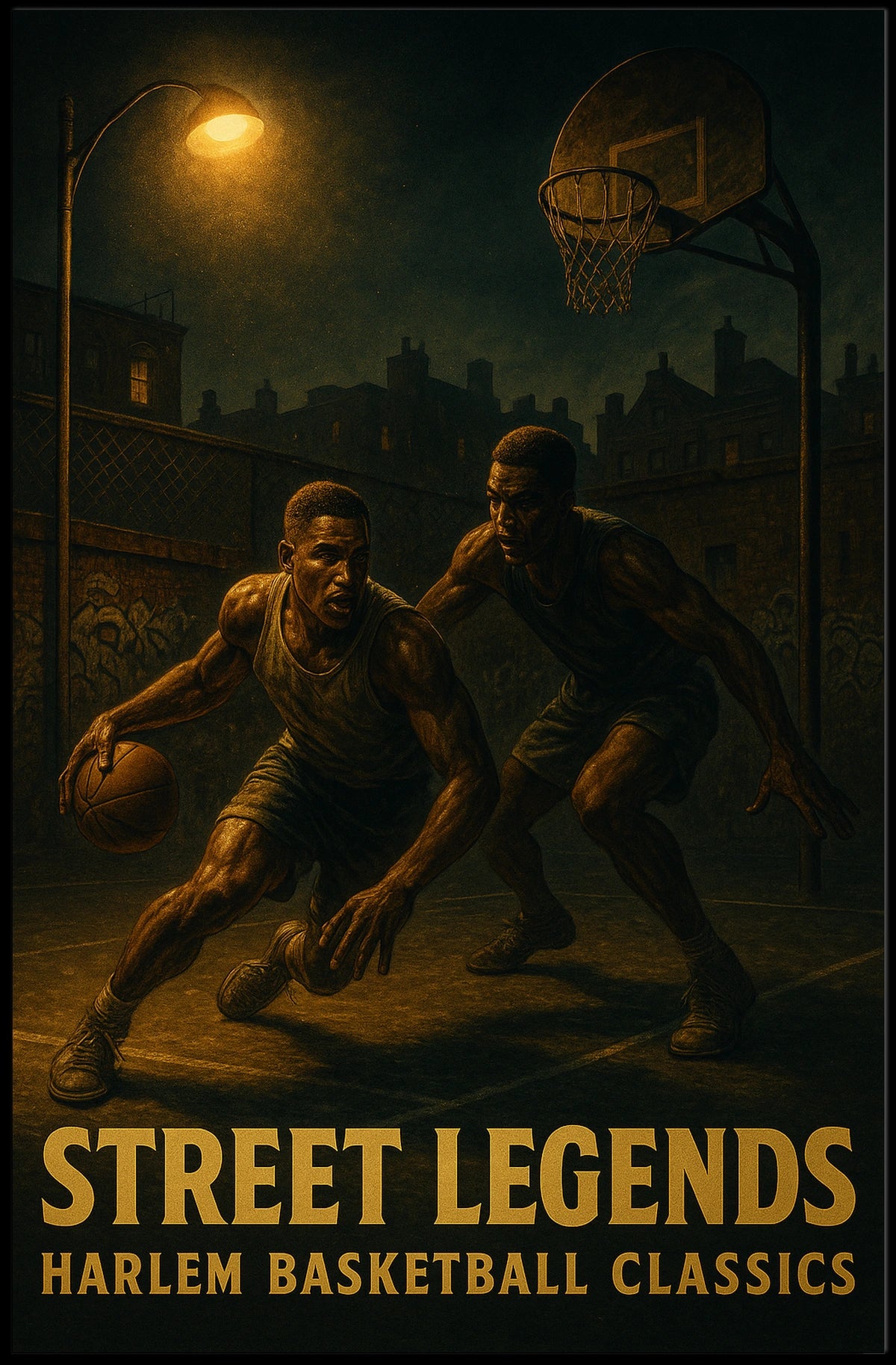 Street Legends Harlem Basketball Classics Poster
