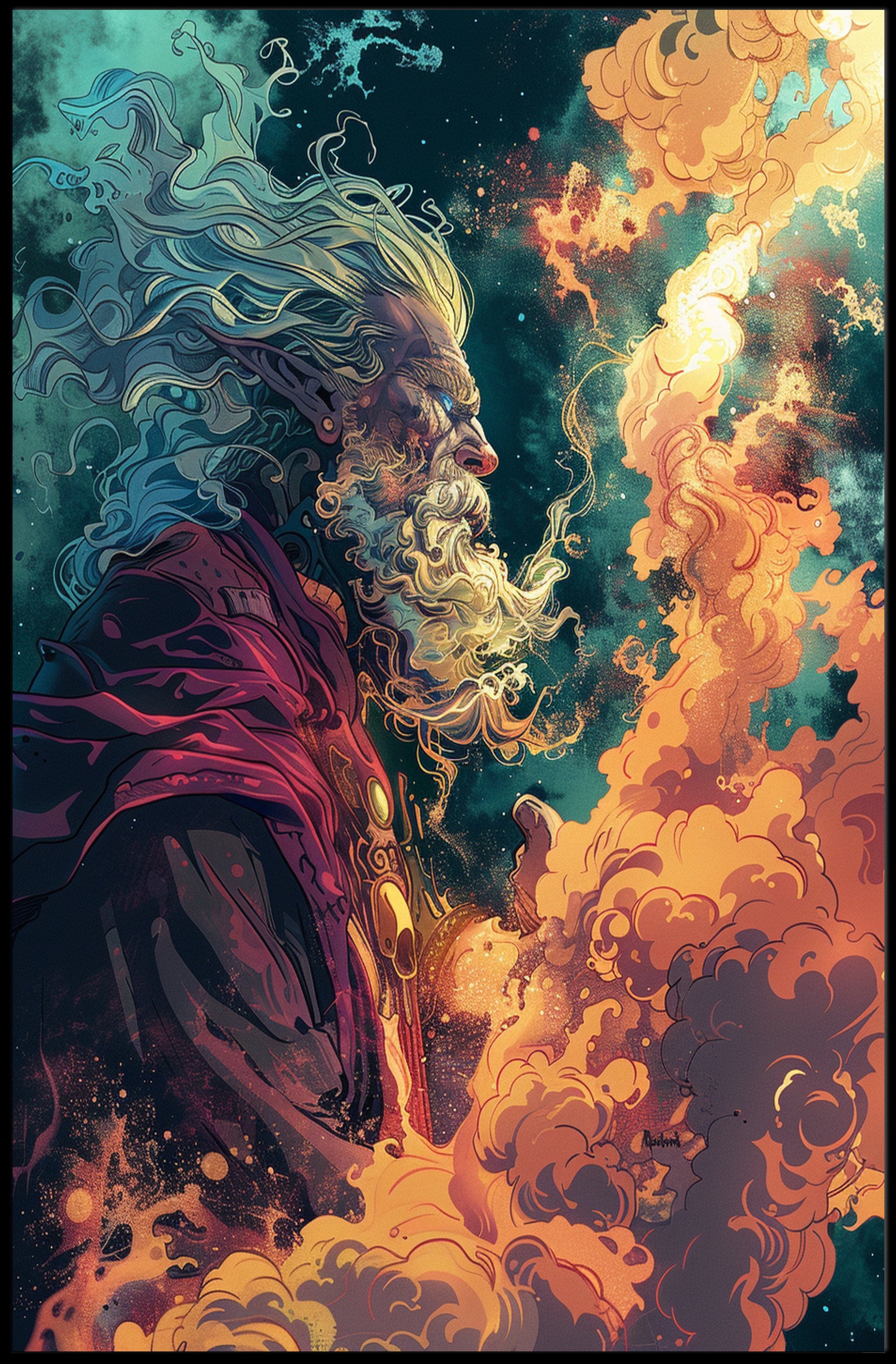 The Mystical Elder Poster PosterGoat