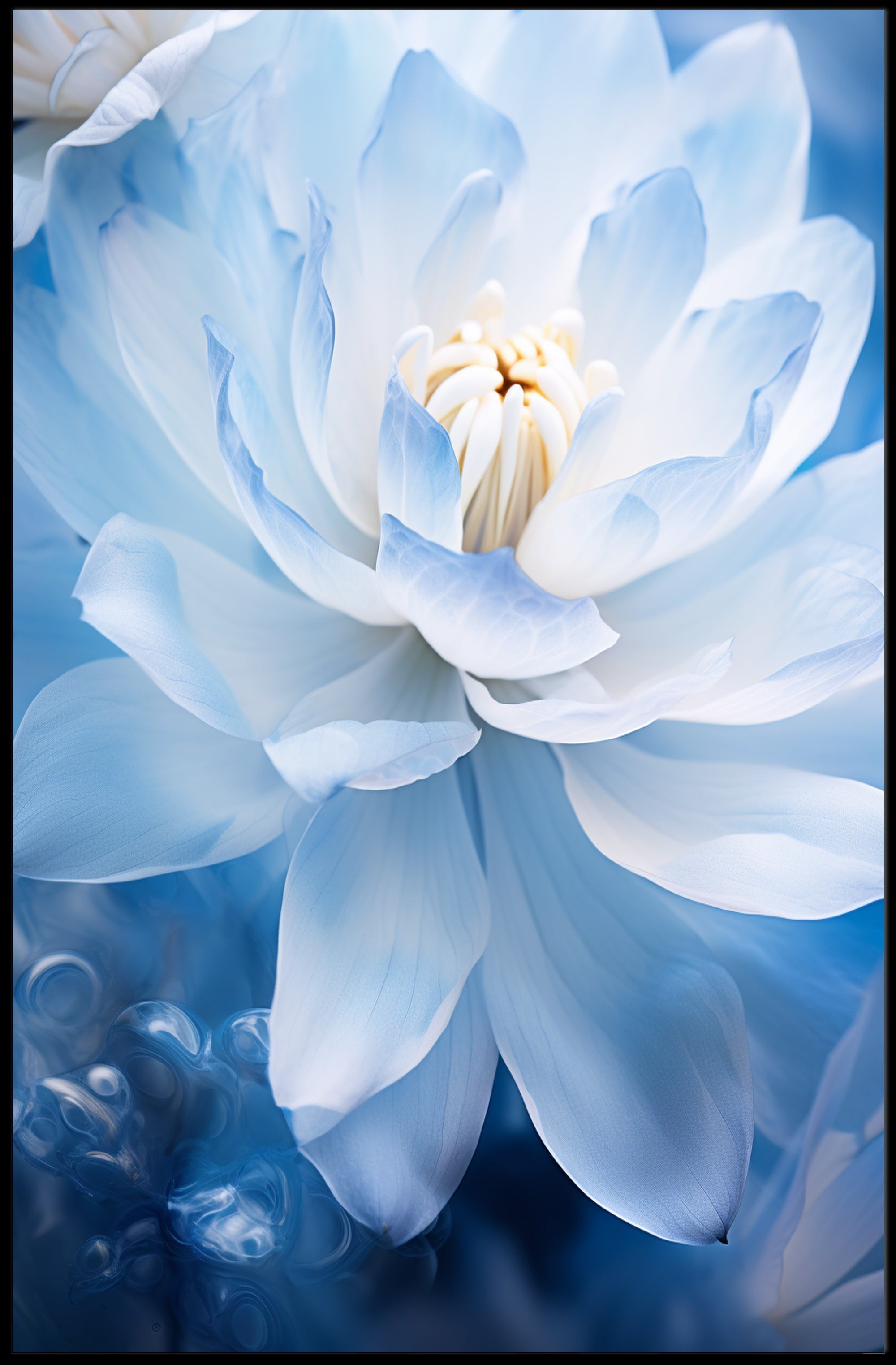 Serenity In Blue Poster