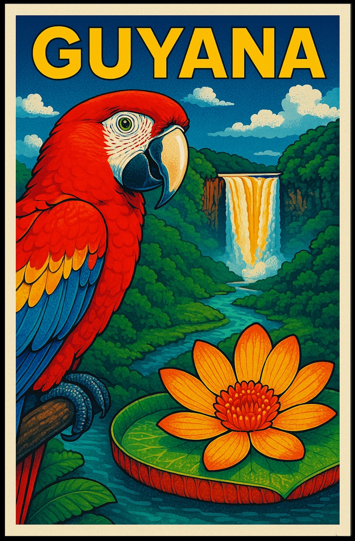 Guyana A Tropical Paradise Poster