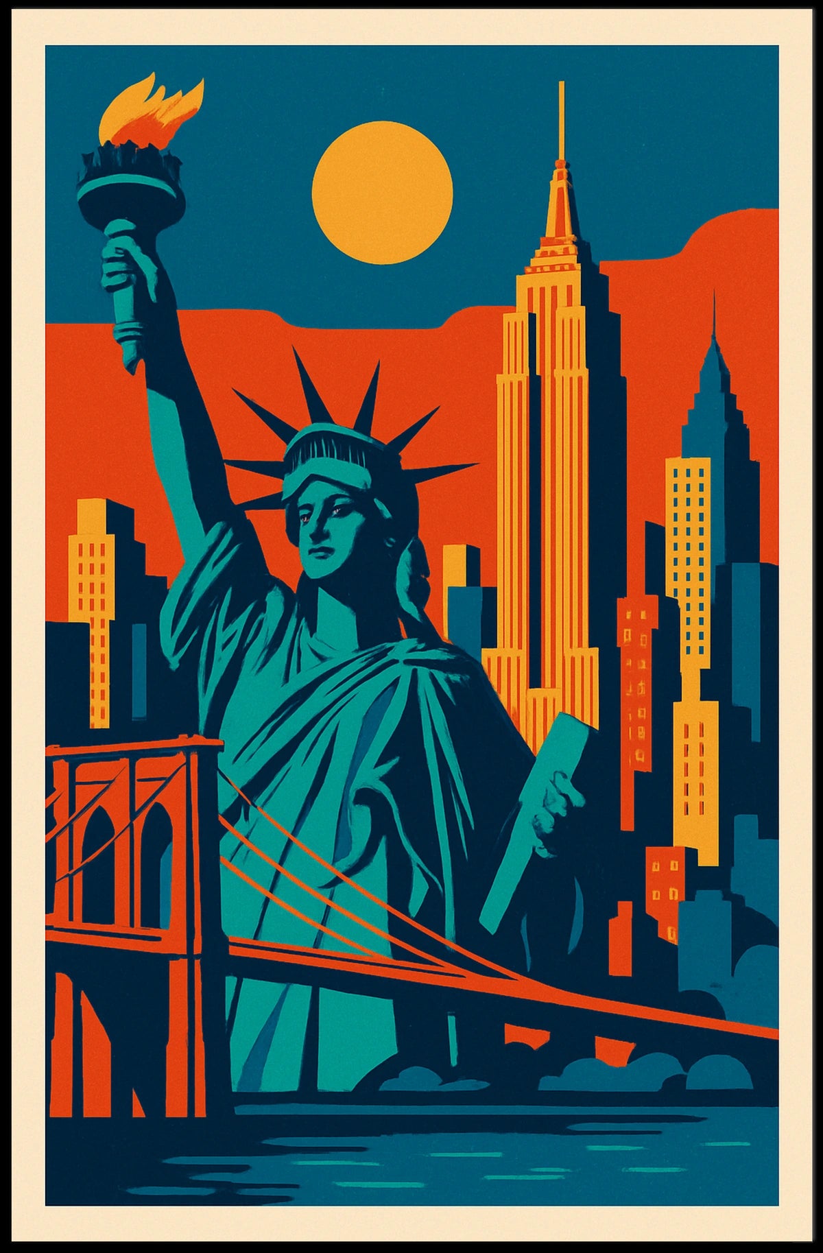 Iconic New York City Poster