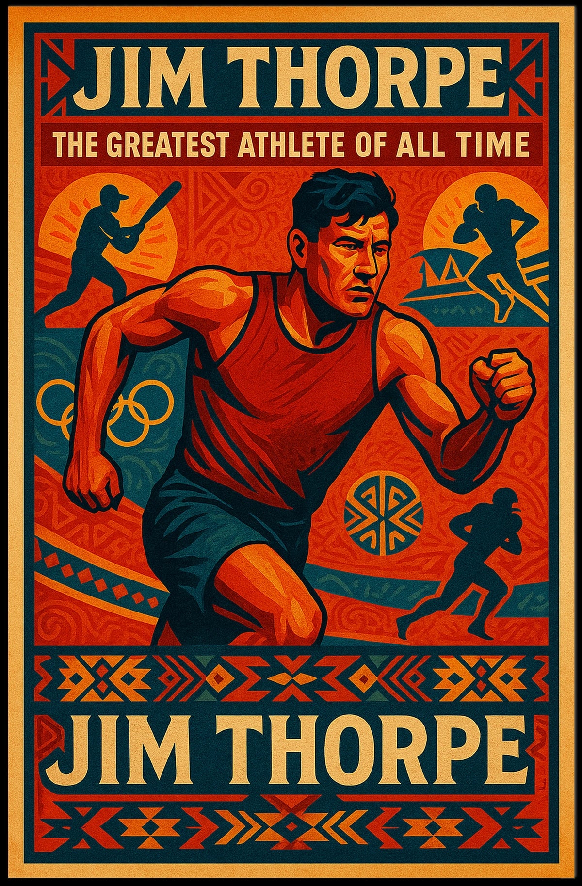 Celebrating Jim Thorpe Poster