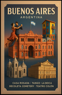 Discover Buenos Aires Poster