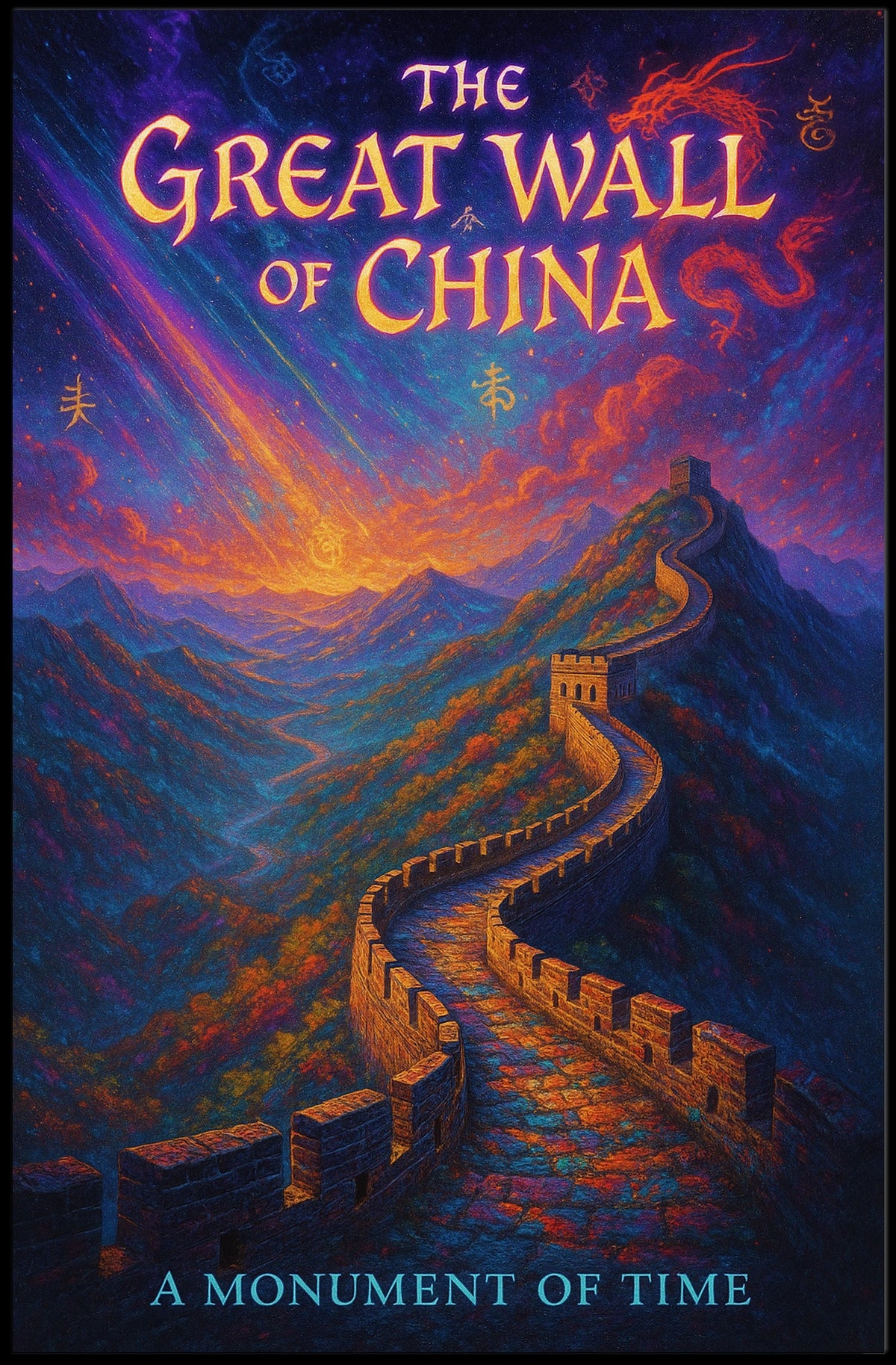 The Great Wall of China A Monument of Time Poster