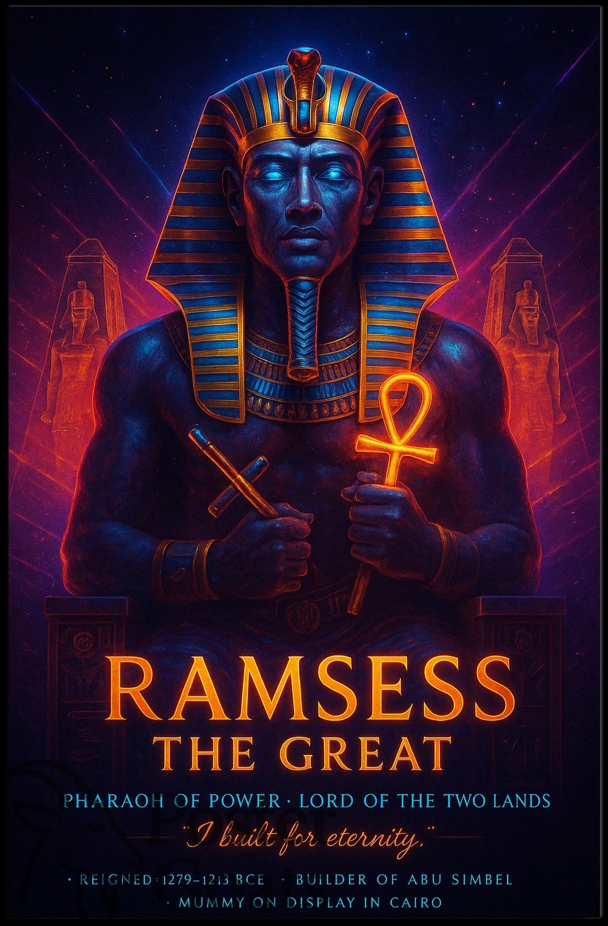 Ramses II Majesty Cultural or Heritage Poster