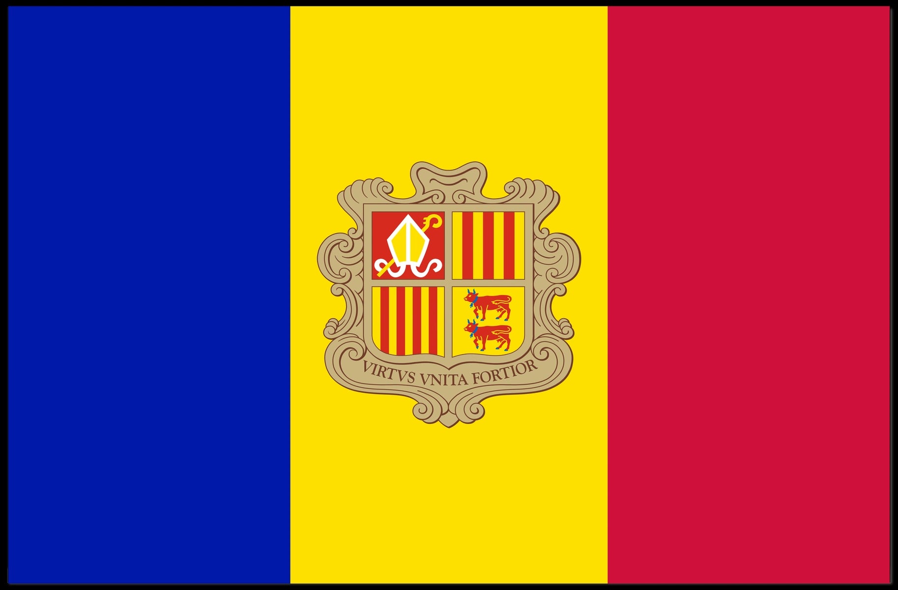 Andorra Flag Poster