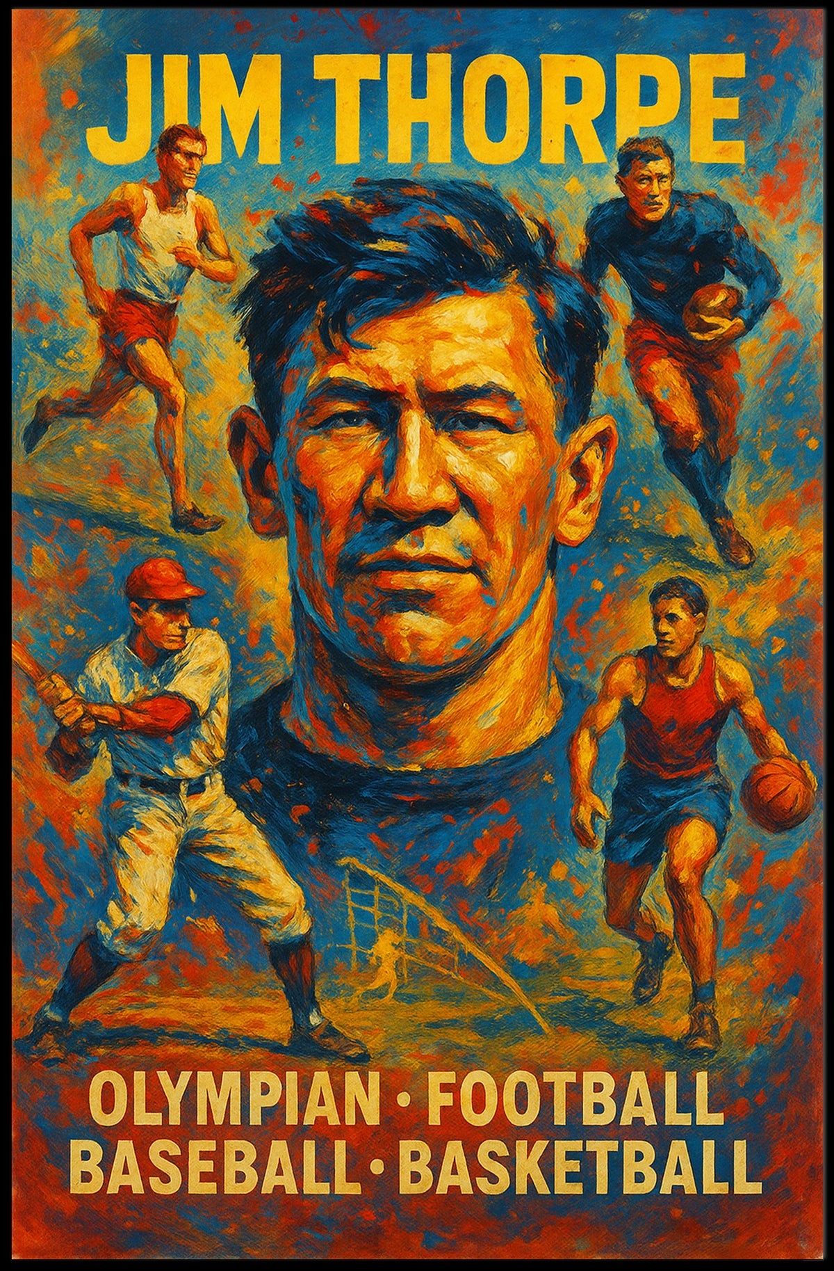 Celebrating a Legendary Athlete Poster