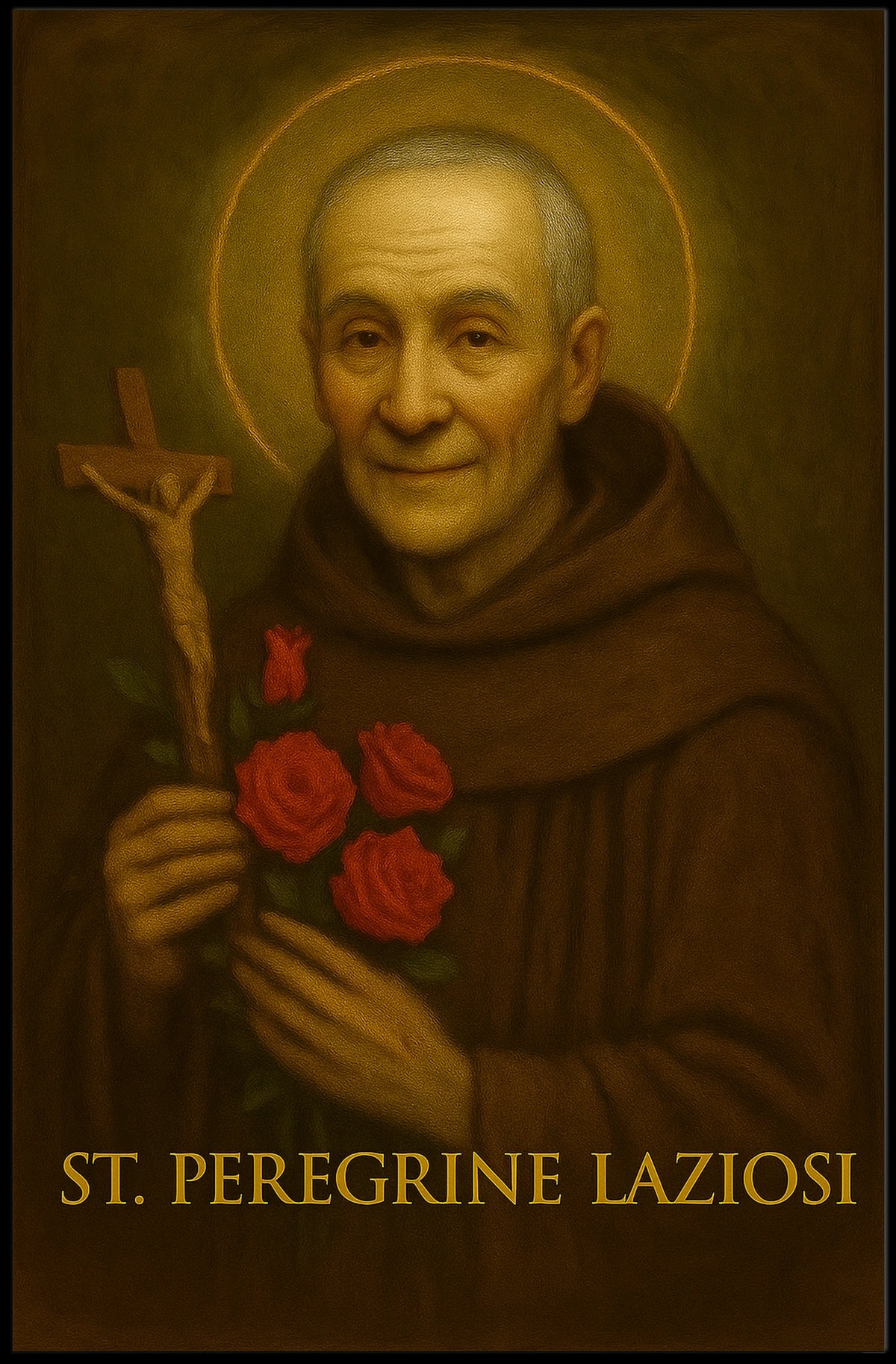 St. Peregrine Laziosi Poster