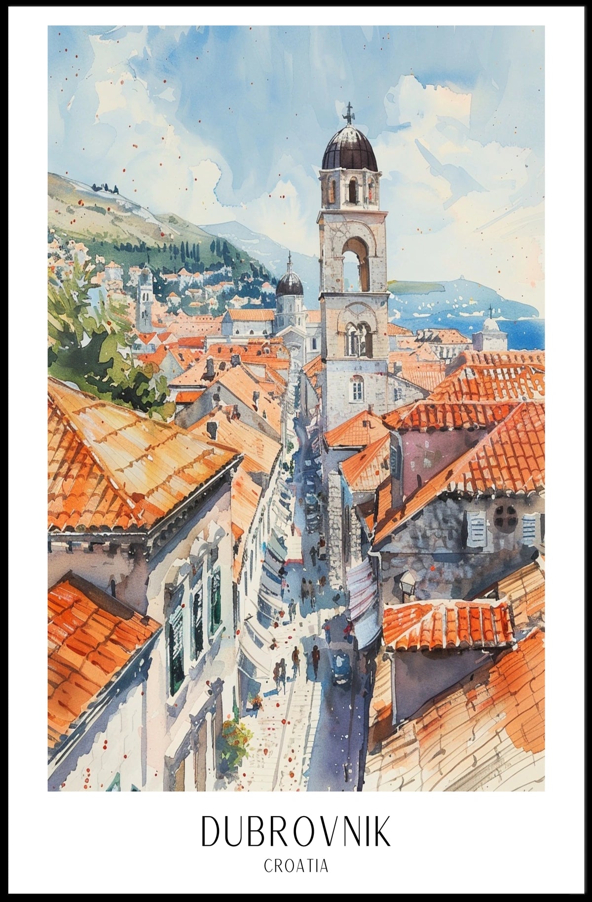 Dubrovnik, Croatia Poster