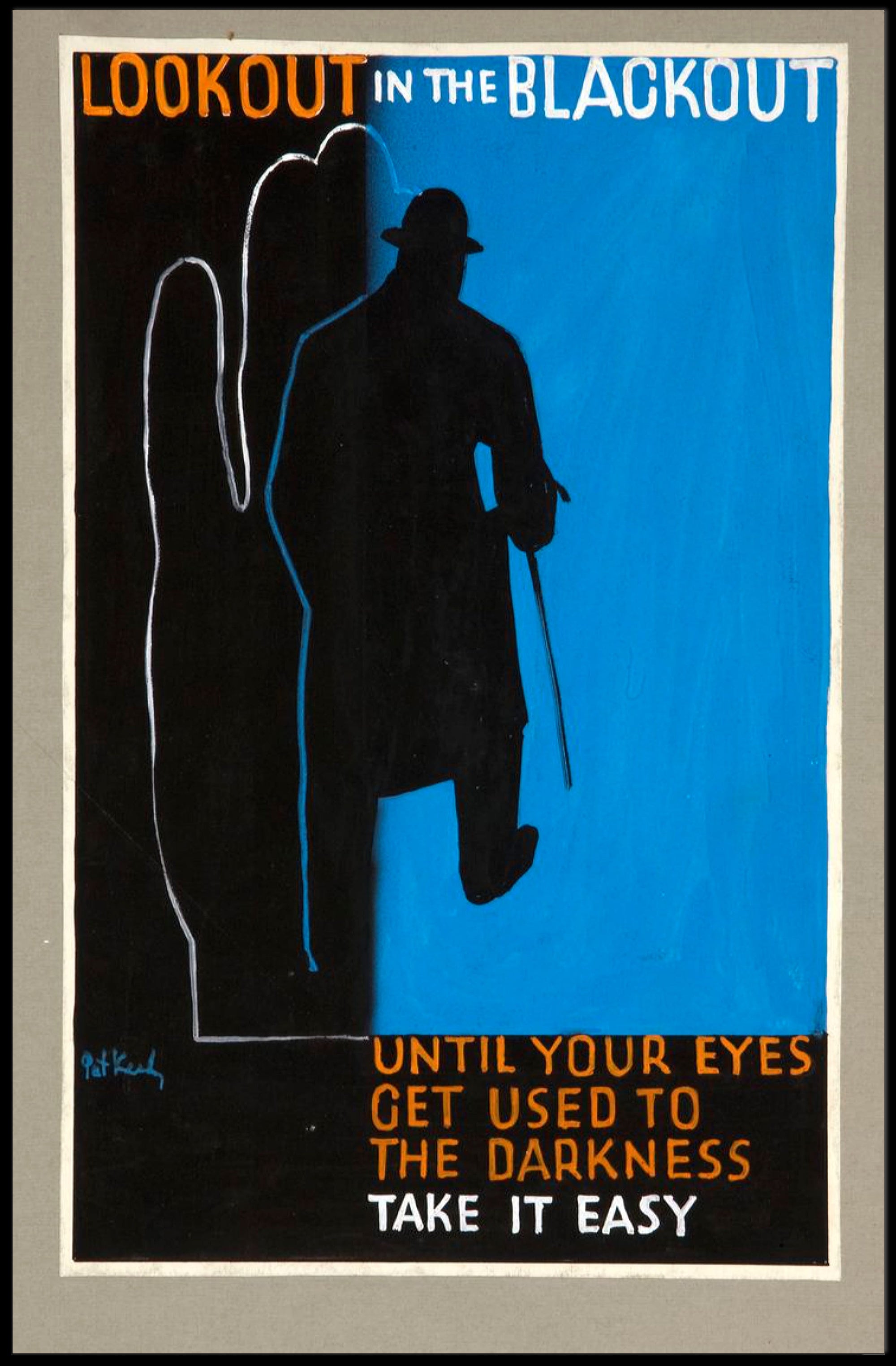 Lookout in the Blackout Poster PosterGoat