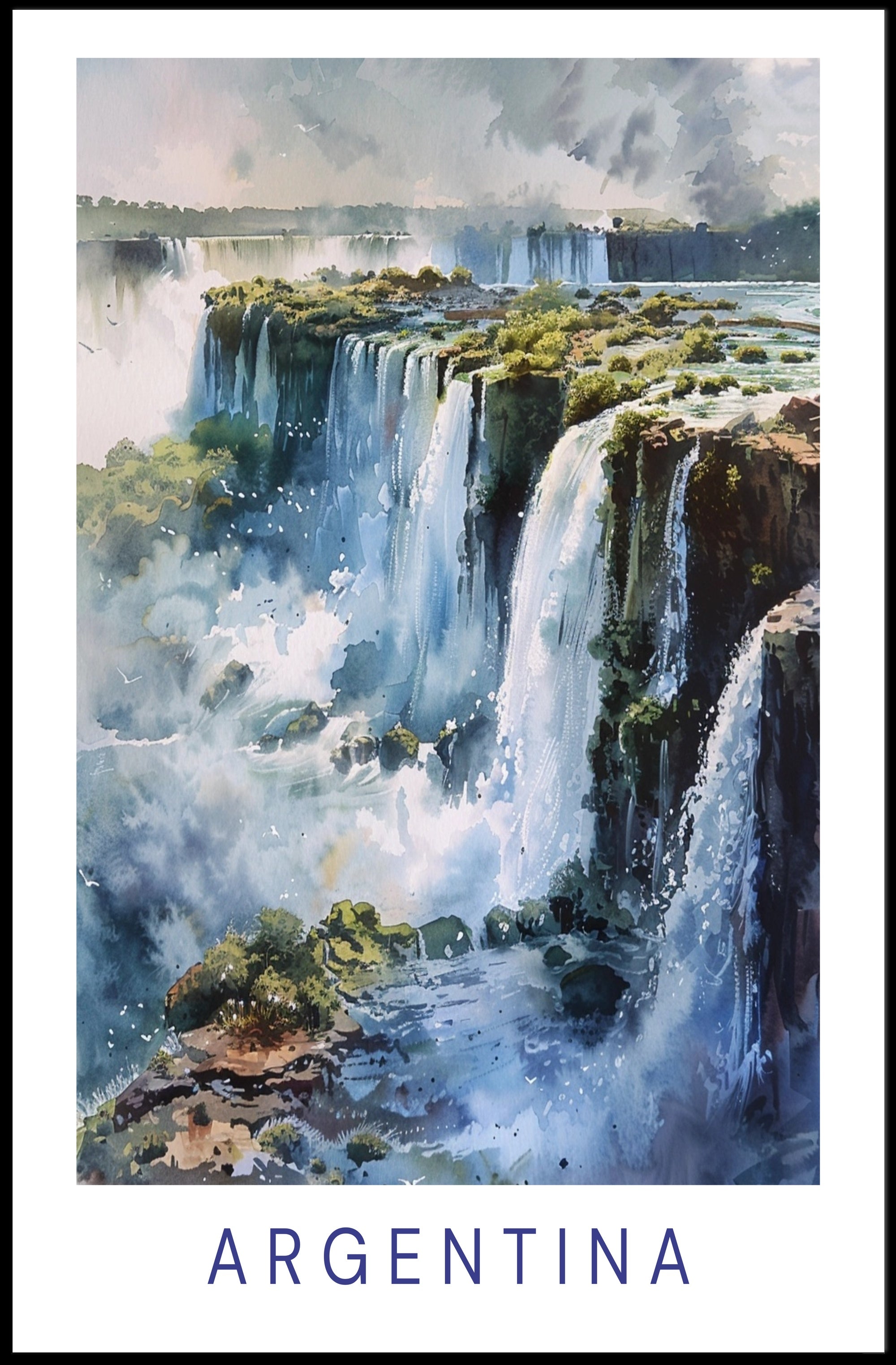 Majestic Argentina Poster PosterGoat