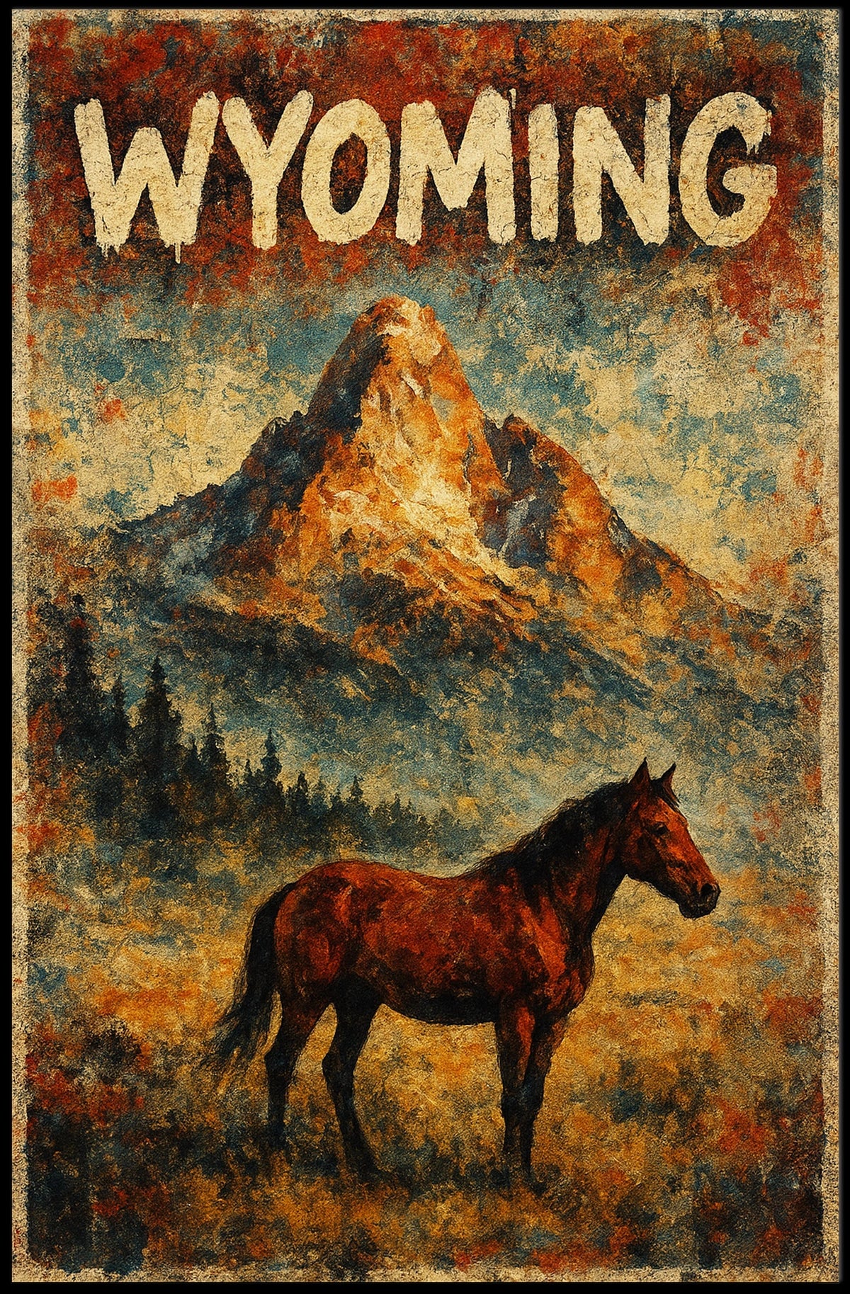 Wyoming Wilderness Poster