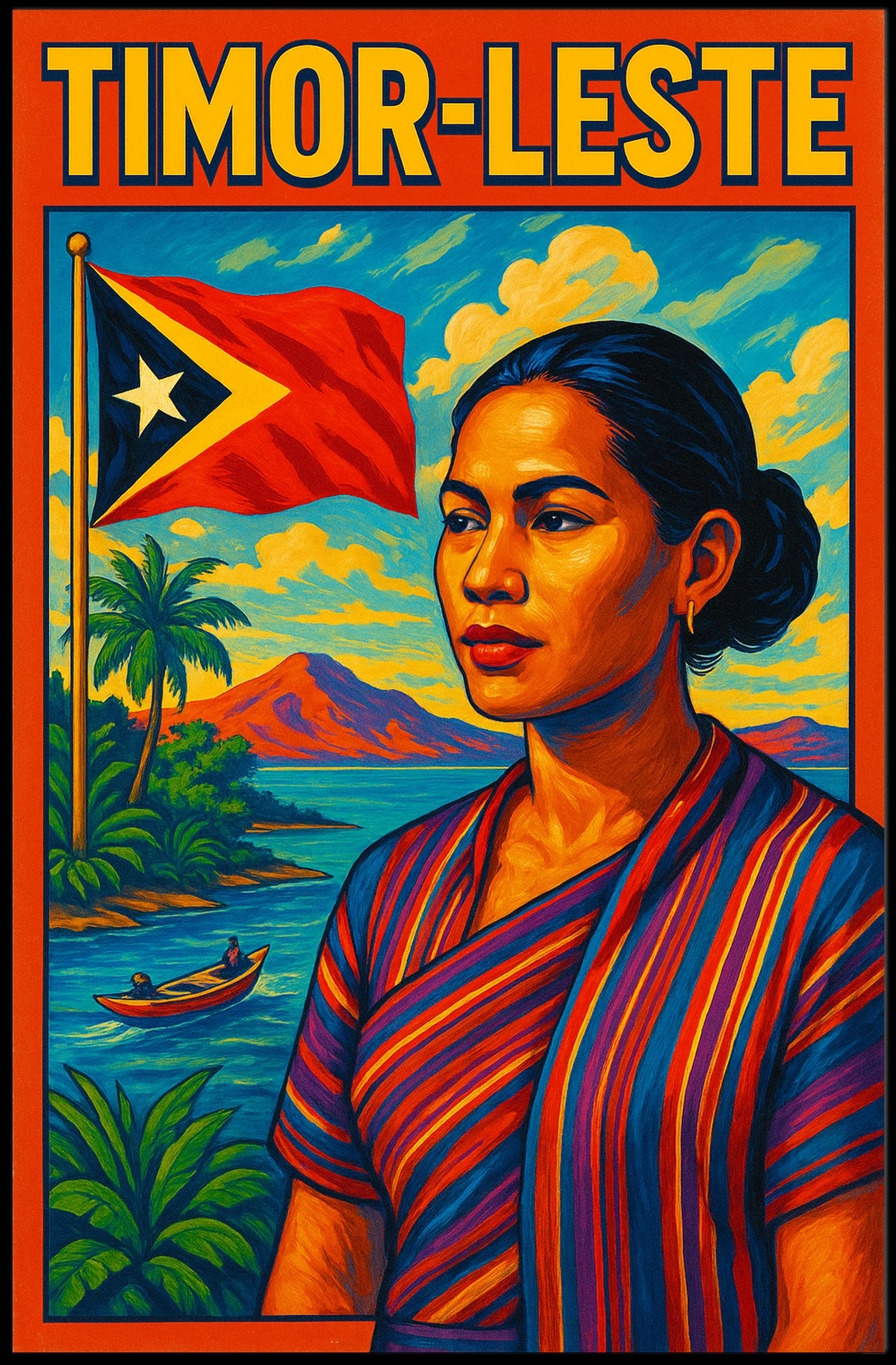 Timor-Leste A Vibrant Tribute Poster