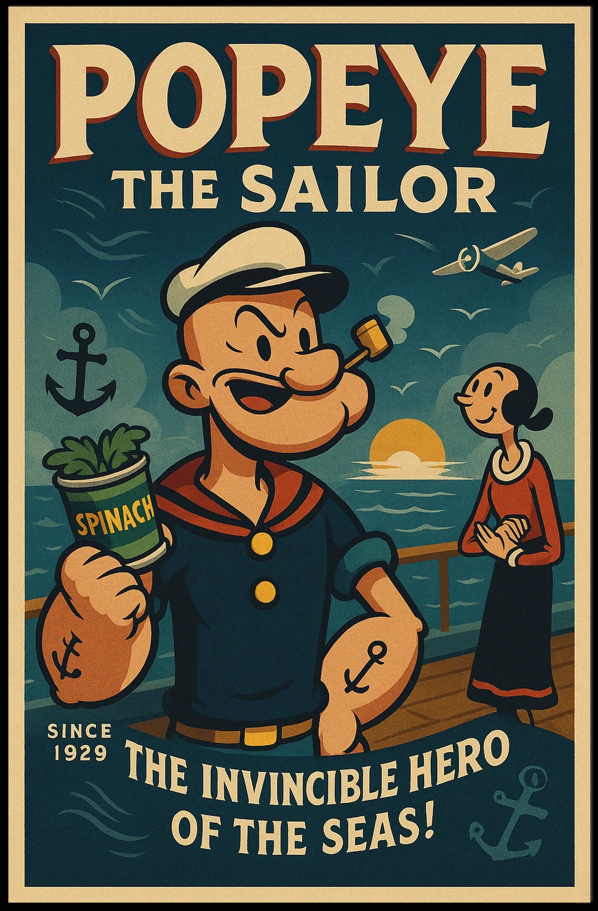 Popeye 1929 Art Poster POP-22