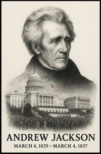 Andrew Jackson 7th President of the United States Reflections Poster
