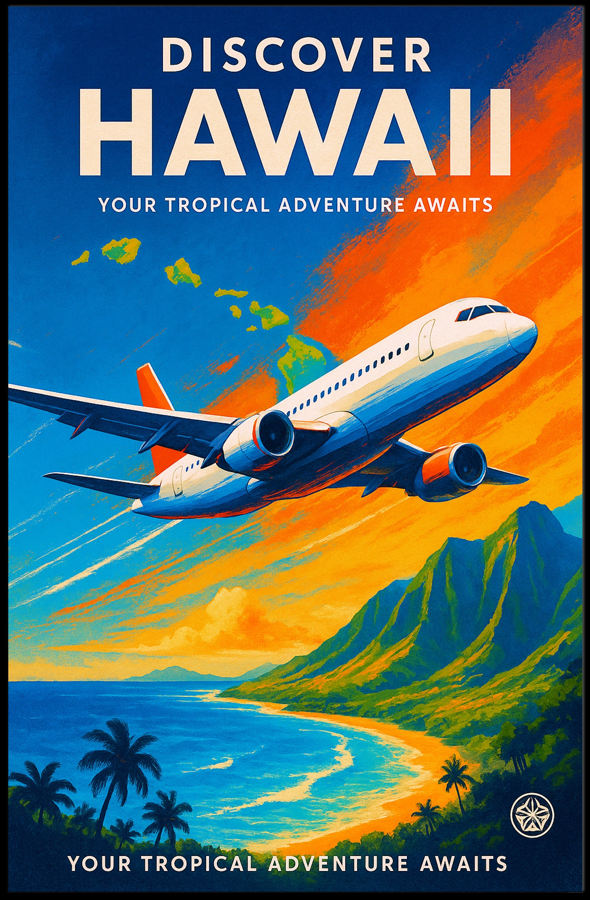 Discover Hawaii Poster PosterGoat