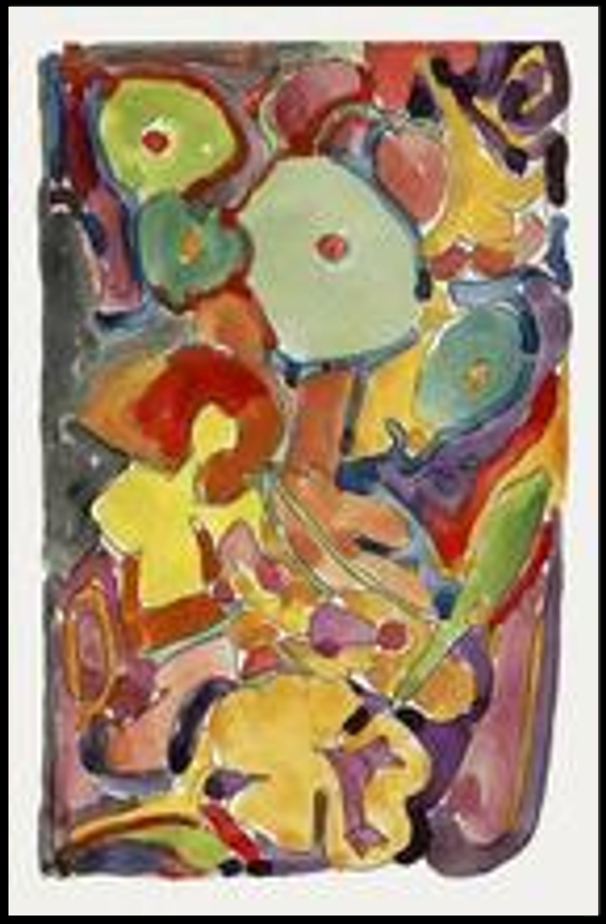 Vibrant Abstract Expression Poster