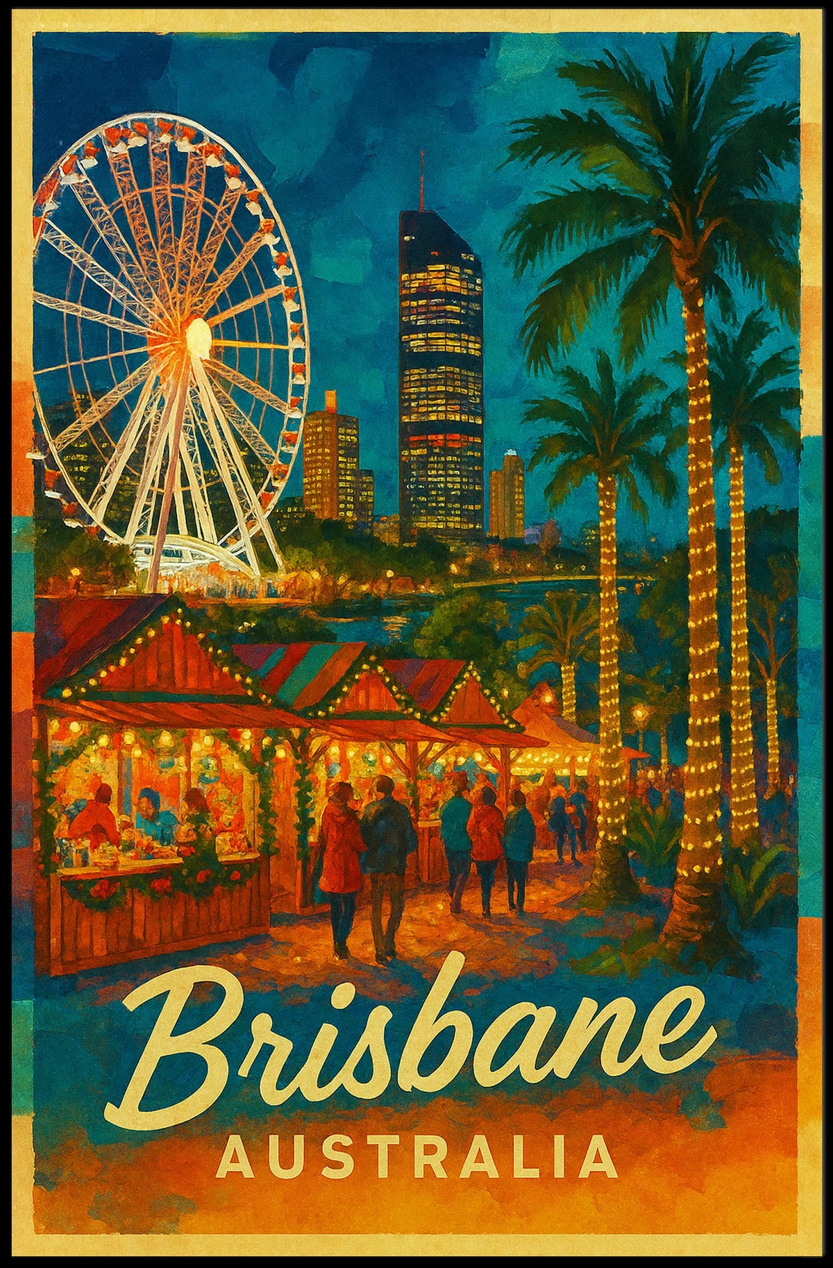 Brisbane, Australia Poster