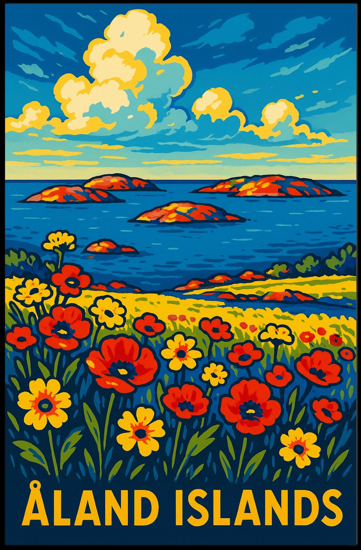 Åland Islands A Scenic Retreat Poster