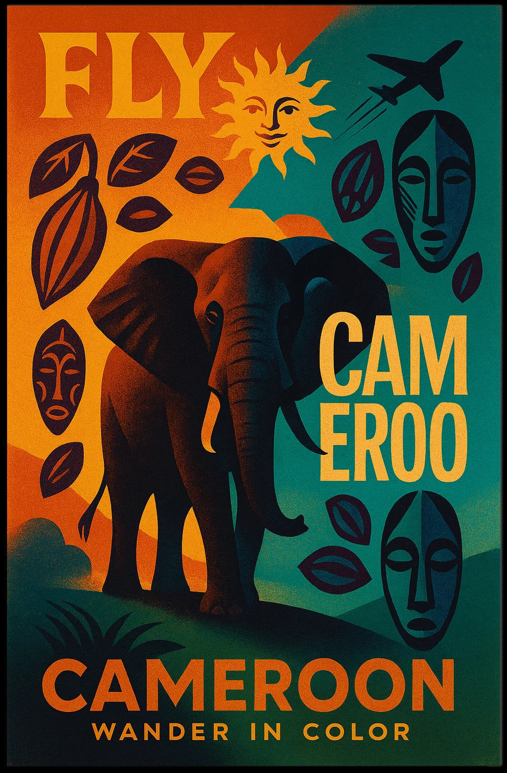 Colorful Abstract Art Print for Modern Home Decor Poster PosterGoat