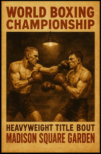 World Boxing Championship Poster