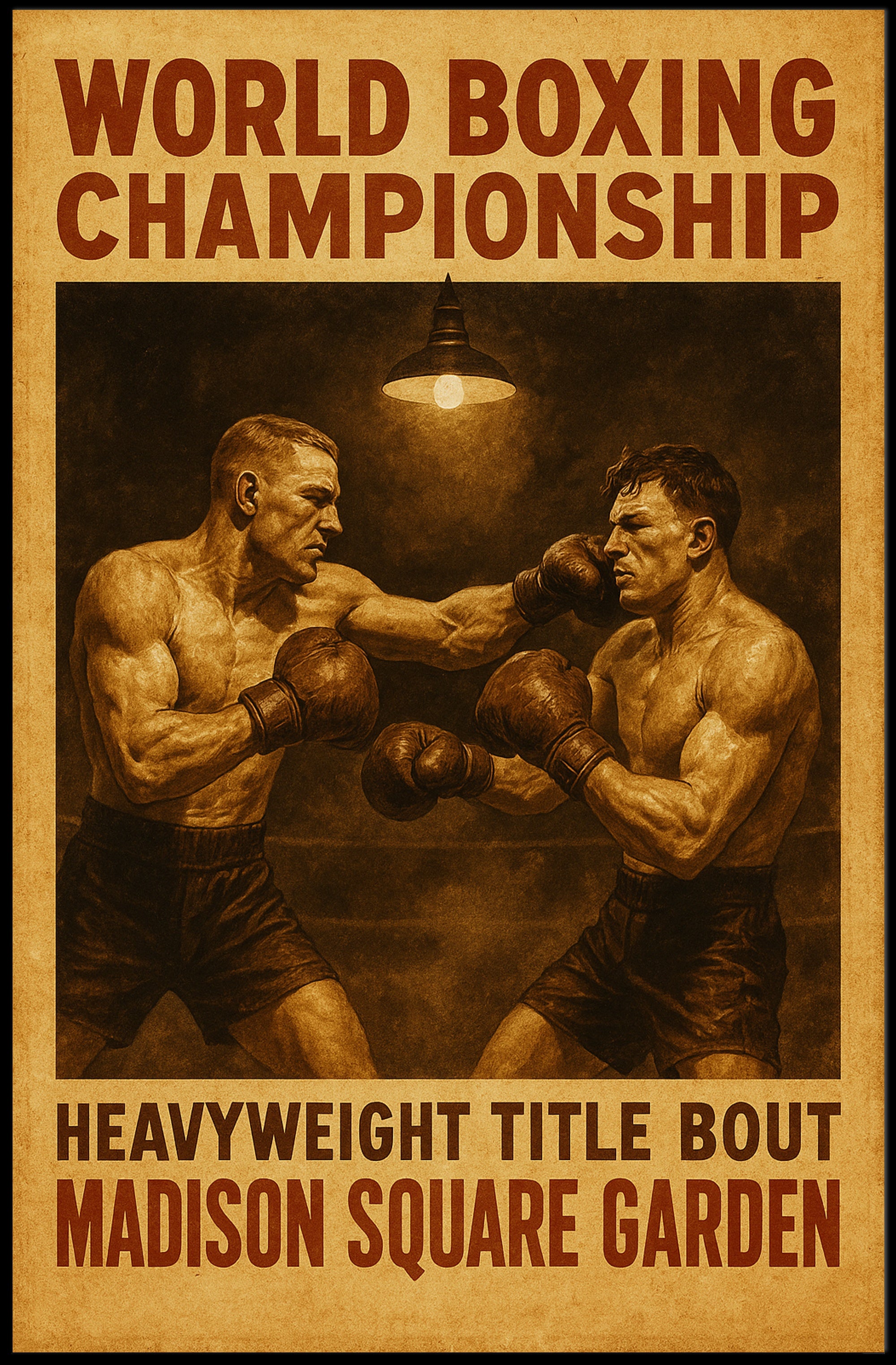 World Boxing Championship Poster