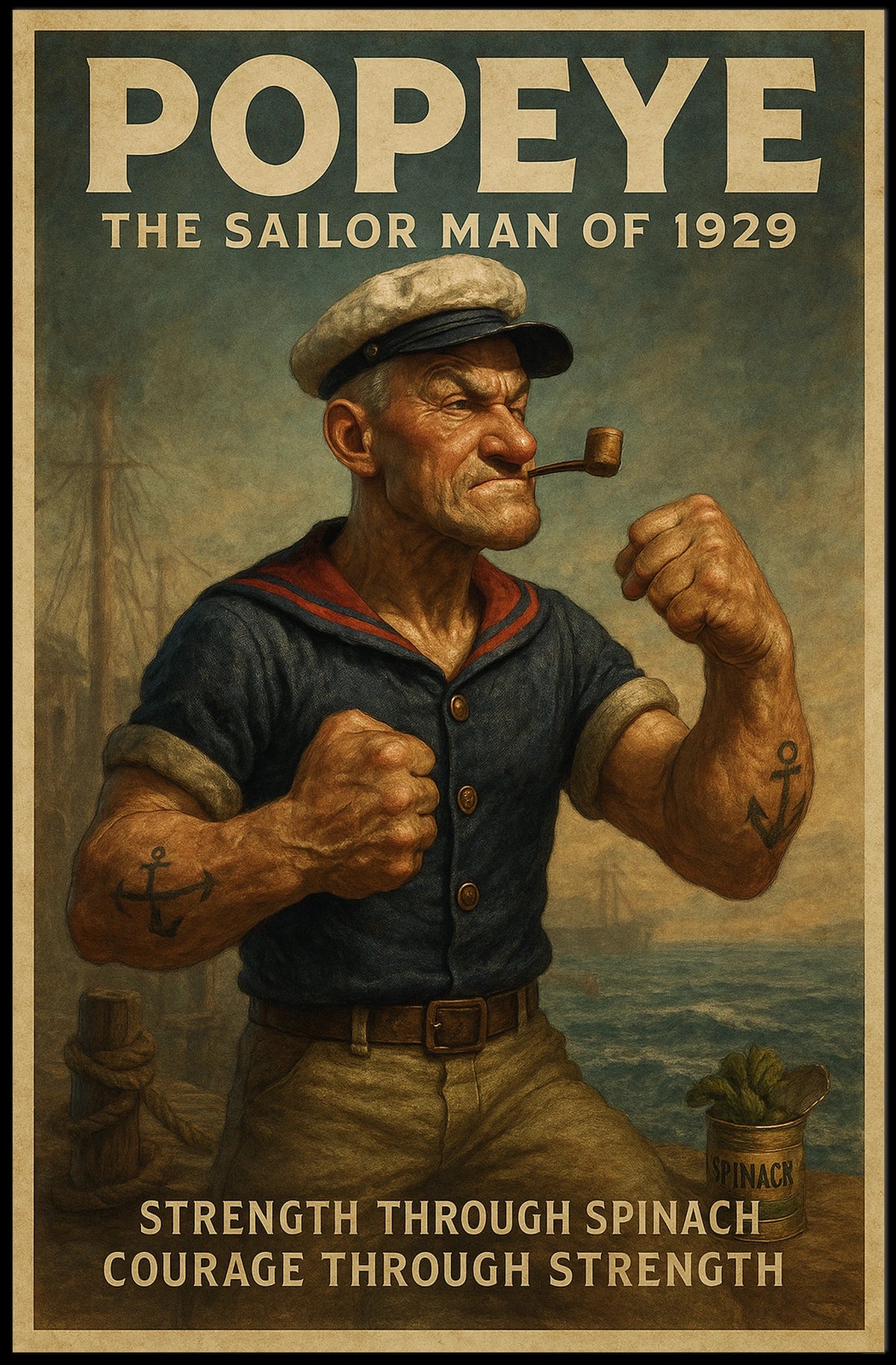 Popeye 1929 Art Poster POP-192