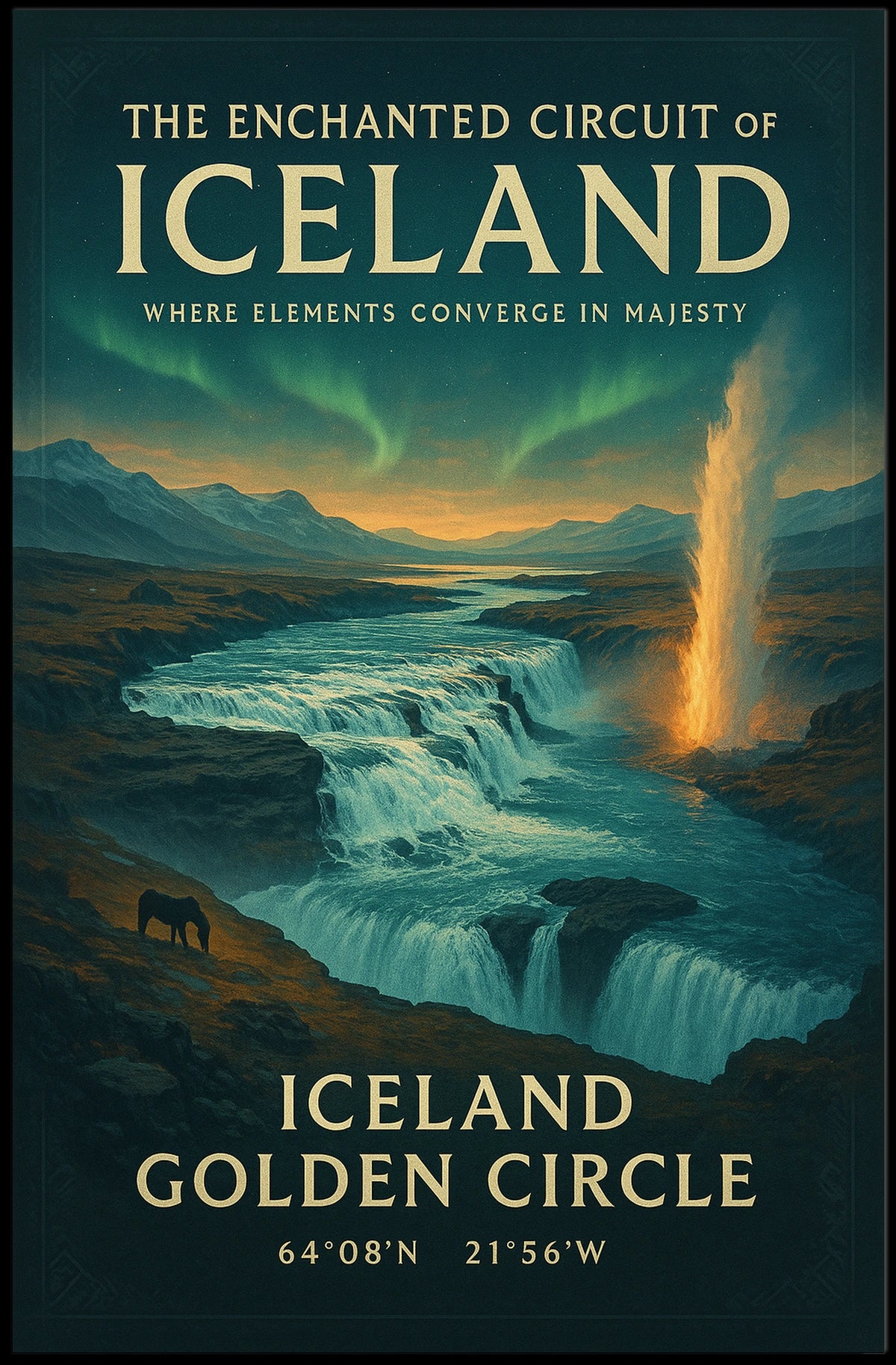 The Enchanted Circuit of Iceland Poster