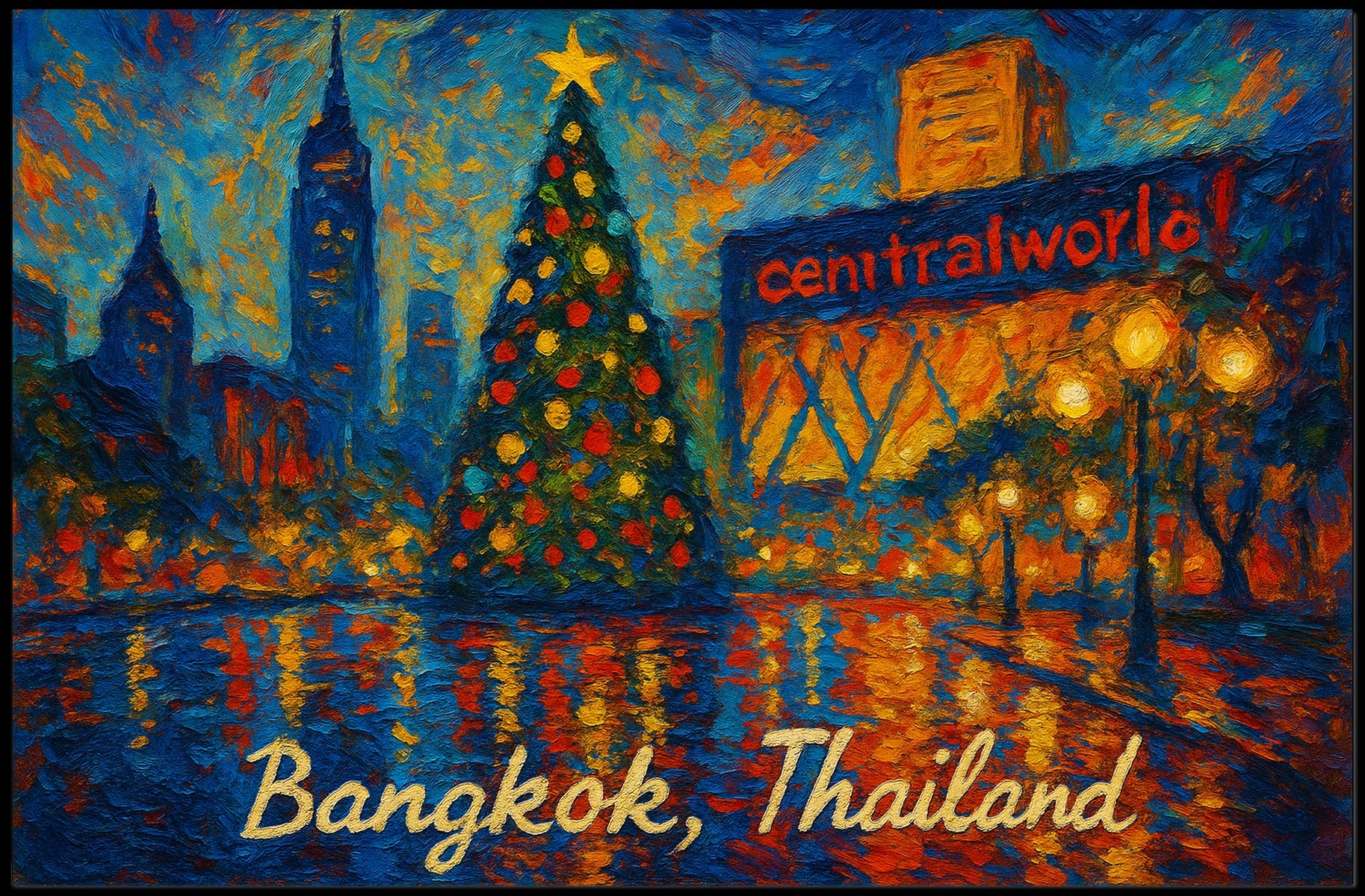 Christmas in Bangkok Poster