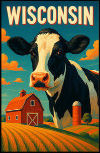 Wisconsin Countryside Charm Poster