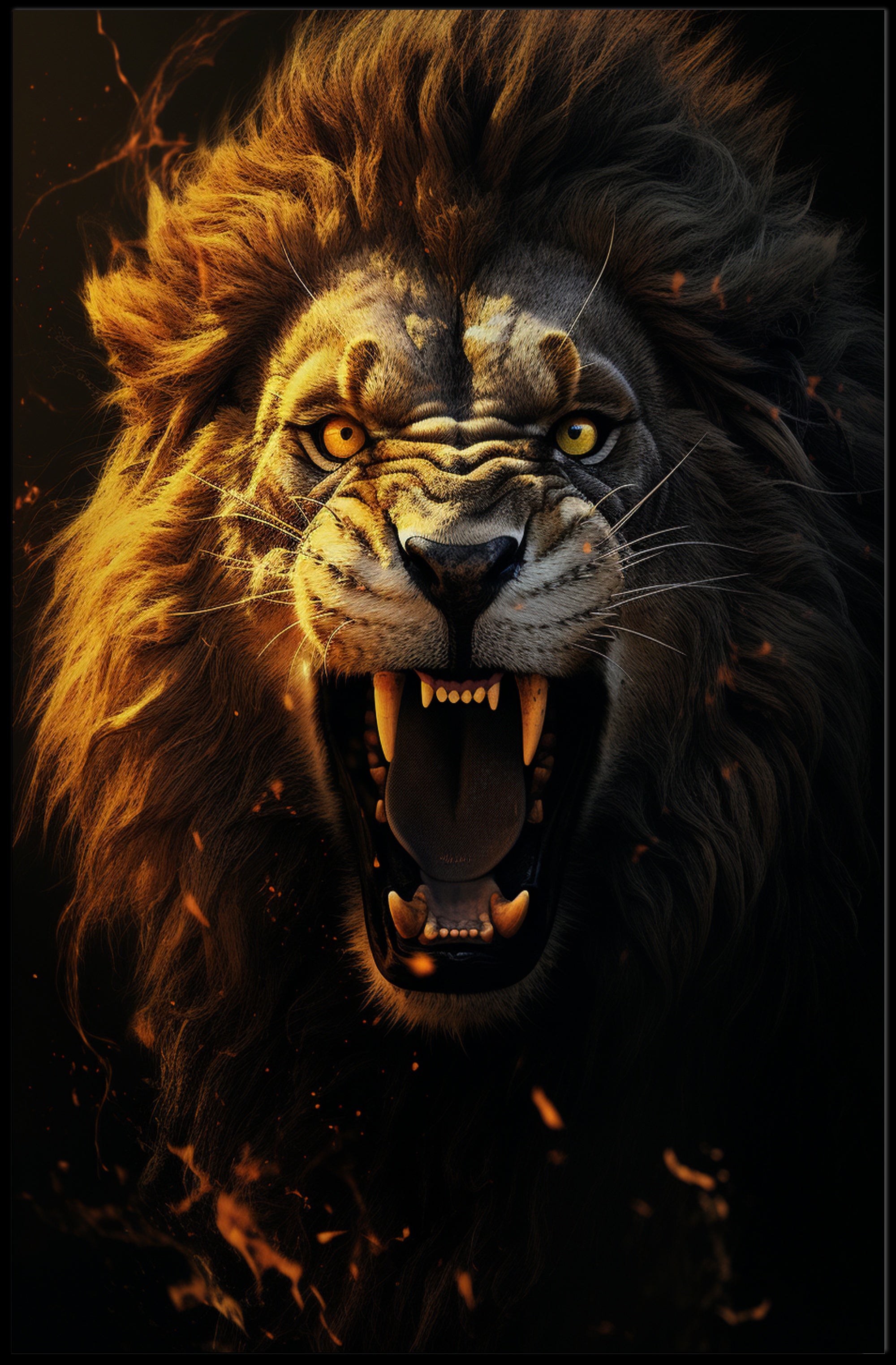 Roaring Majesty Poster