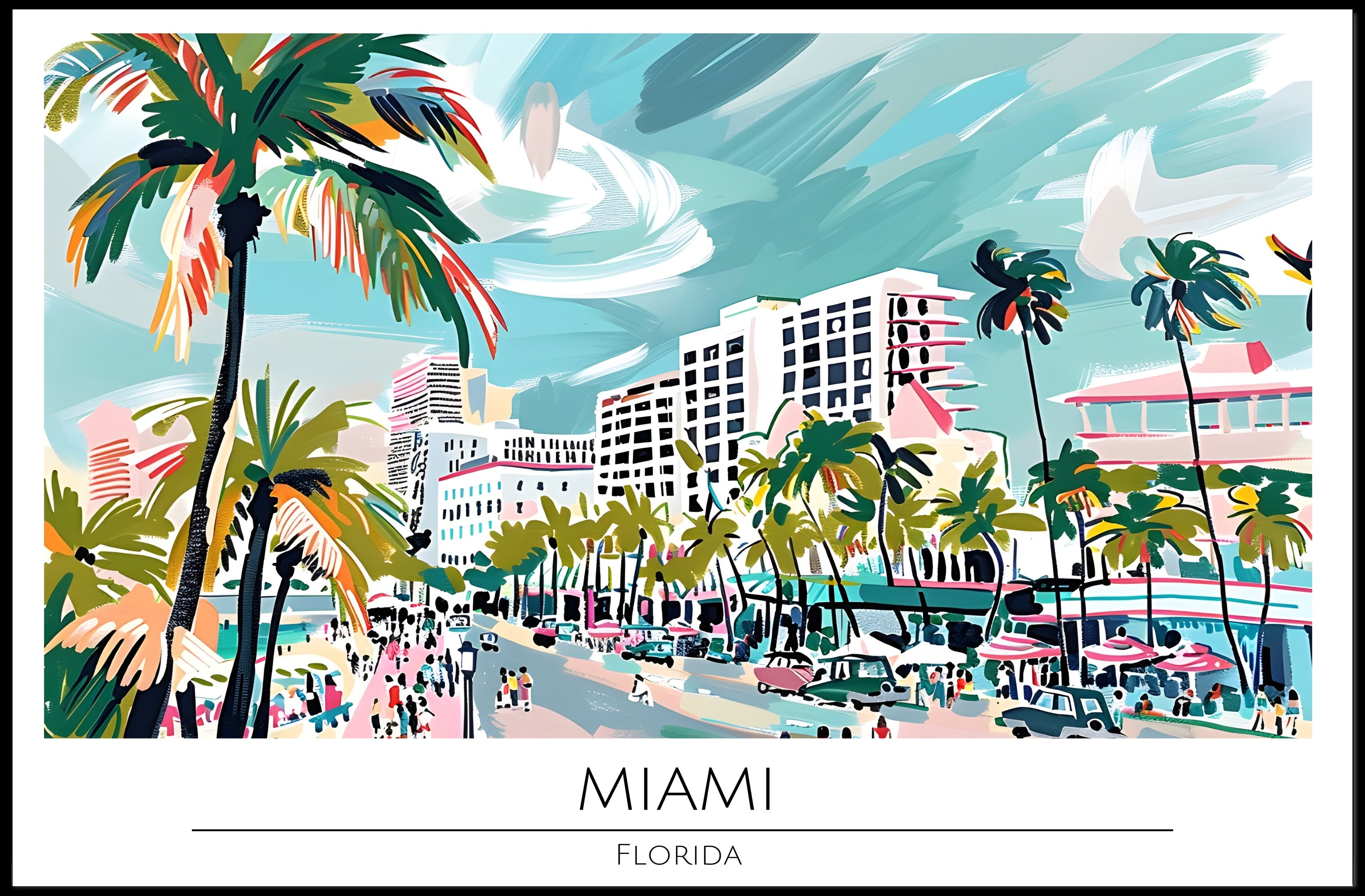 Miami Vibes Poster
